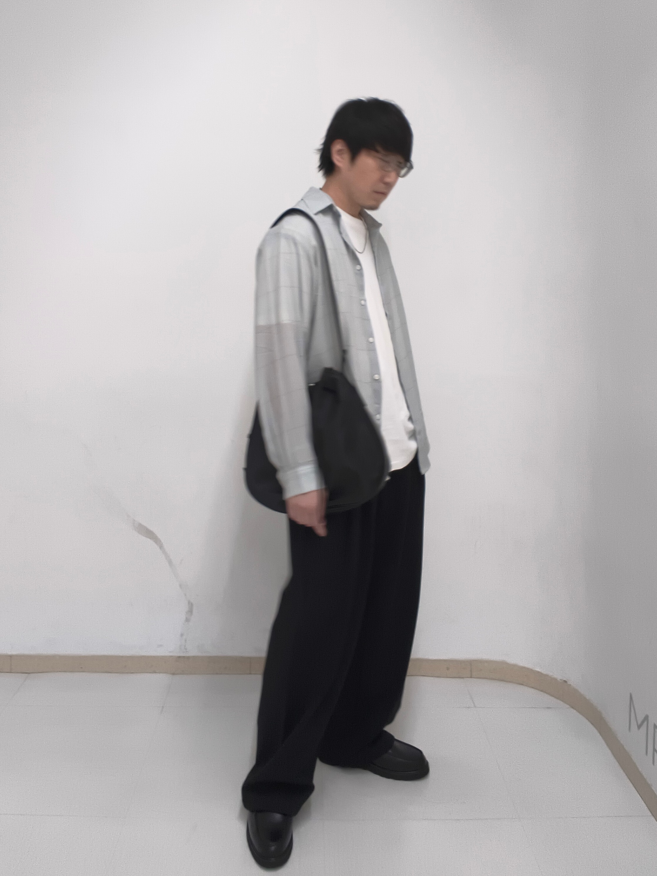 サクライさんの「tk.TAKEO KIKUCHI｜【接触冷感】シアーチェックシャツ」を使ったコーディネート