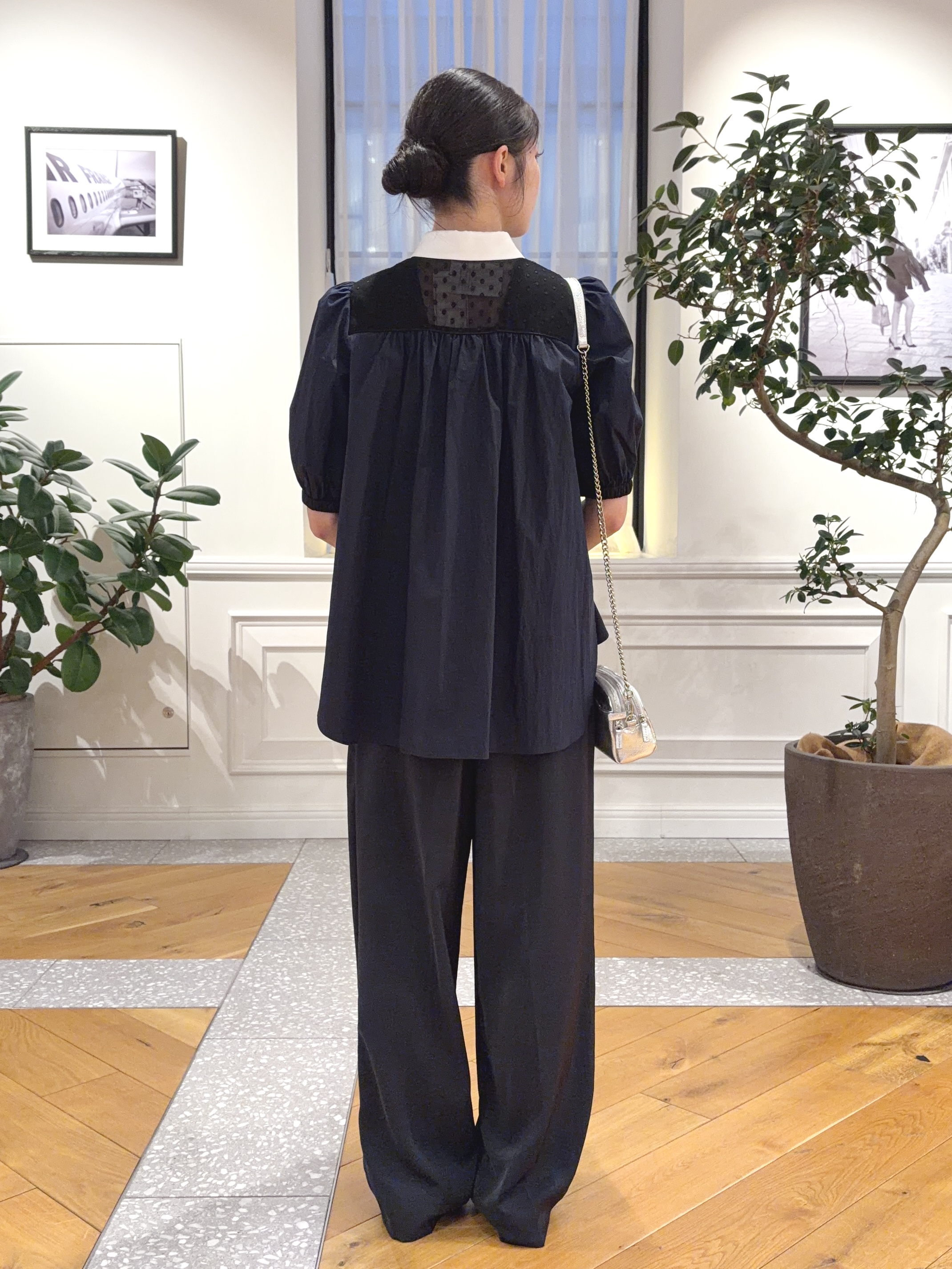 pupiさんの「DRESSTERIOR｜【着映え】ブザム チュニックブラウス」を使ったコーディネート