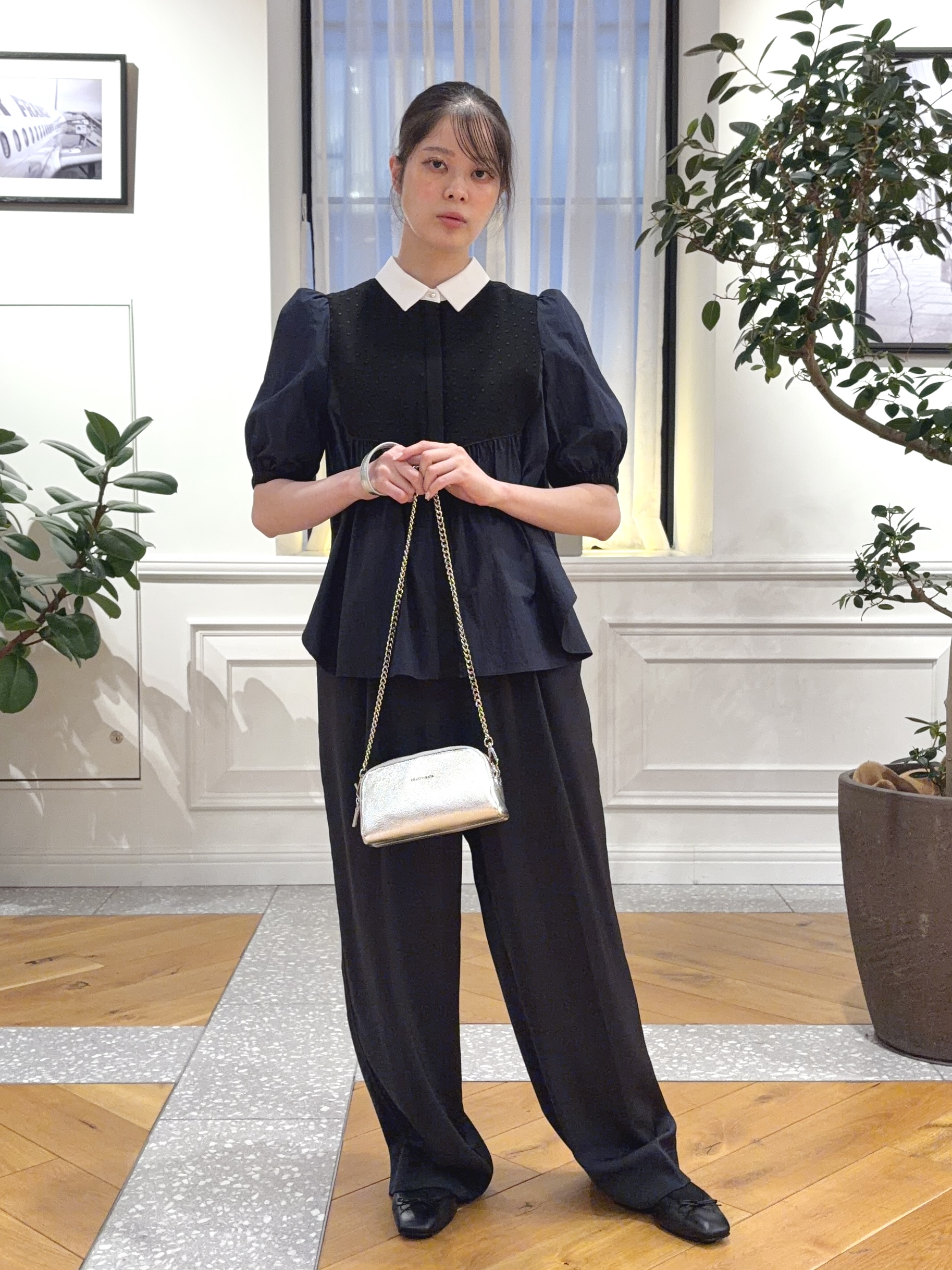 pupiさんの「DRESSTERIOR｜【着映え】ブザム チュニックブラウス」を使ったコーディネート