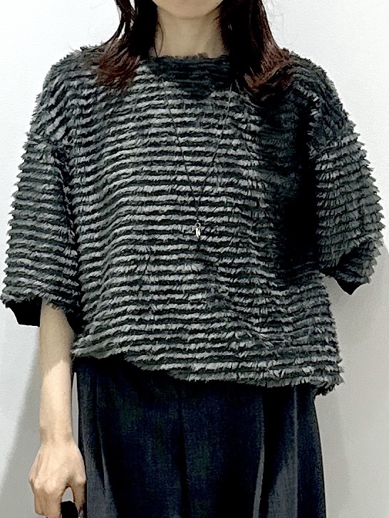 Miwaさんの「UNTITLED｜【秋映え/体型カバー】フェザージャガードプルオーバー」を使ったコーディネート