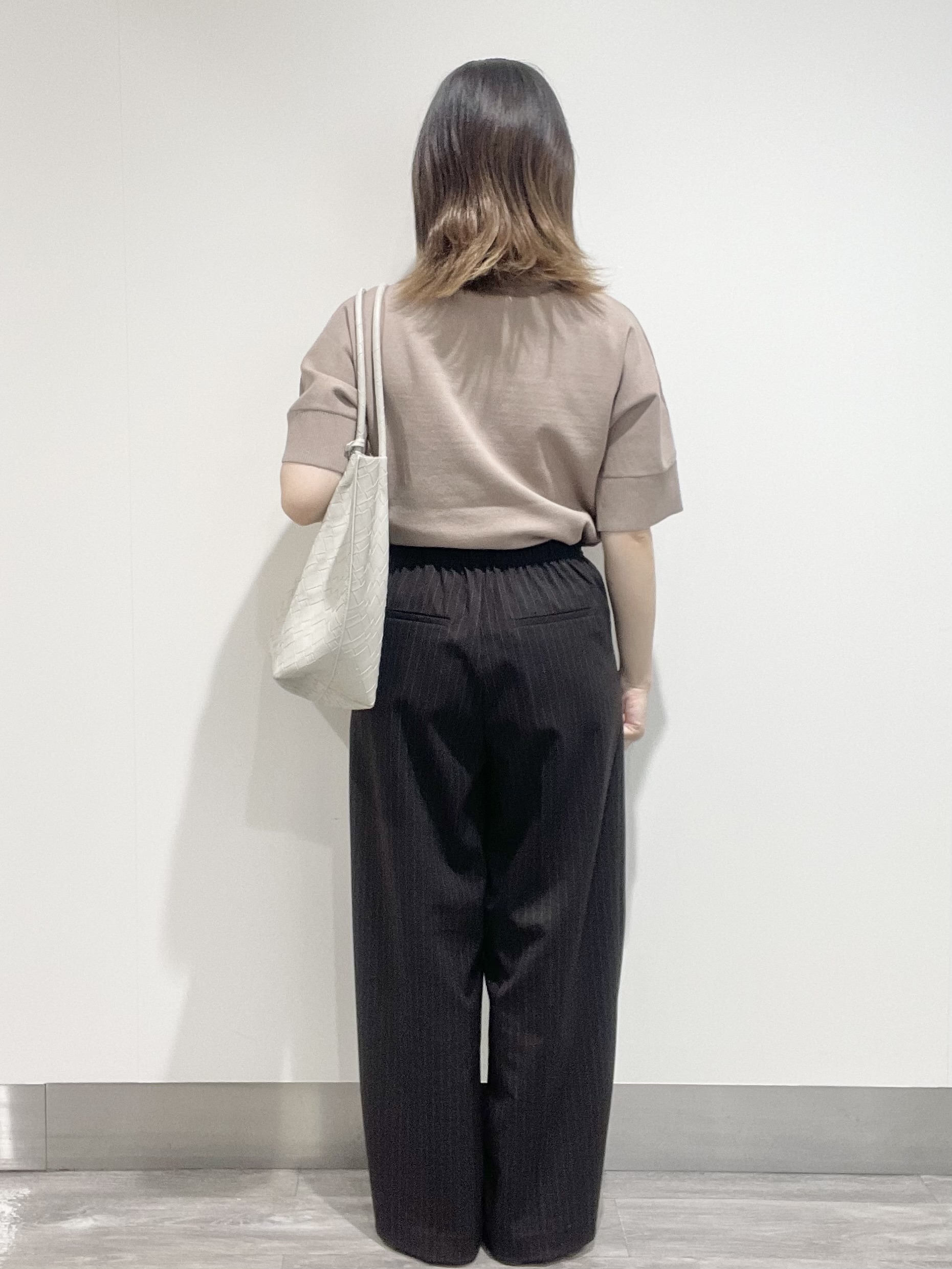 こじさんの「OPAQUE.CLIP｜2WAY衿ドッキングニット《洗濯機OK》」を使ったコーディネート