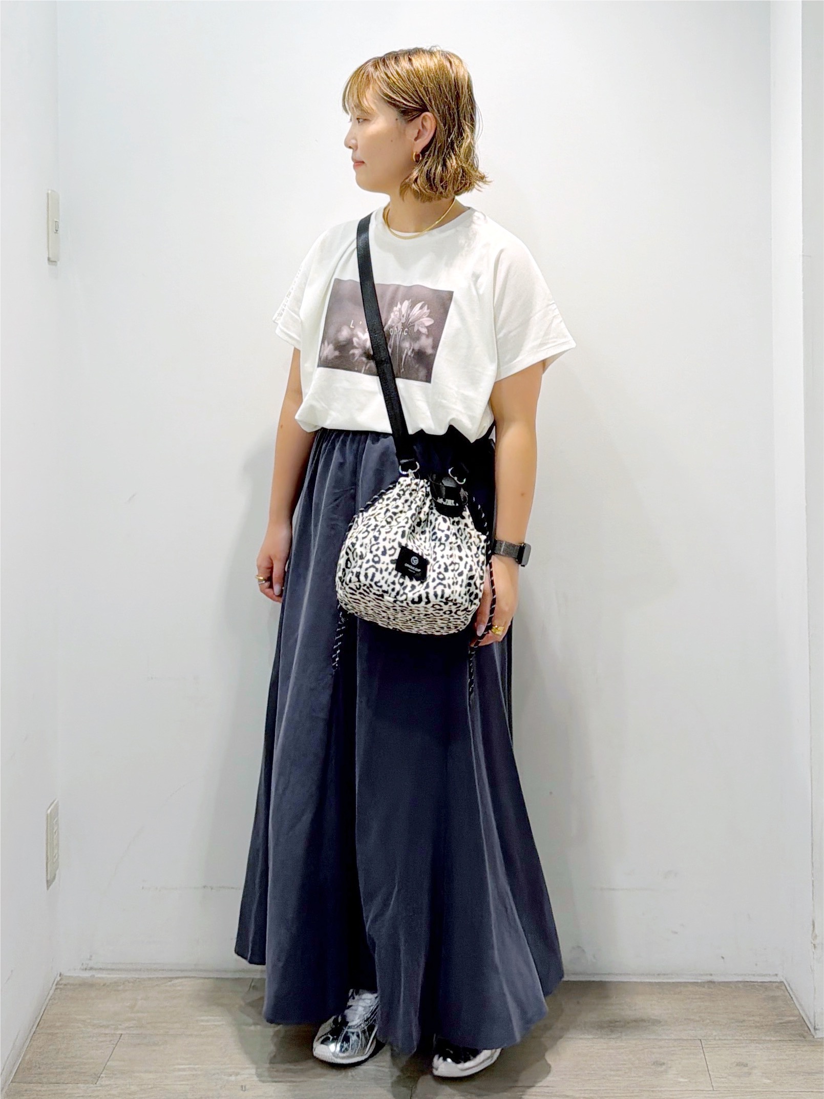 sumicaさんの「OPAQUE.CLIP｜フォトプリントTシャツ【洗濯機OK】」を使ったコーディネート