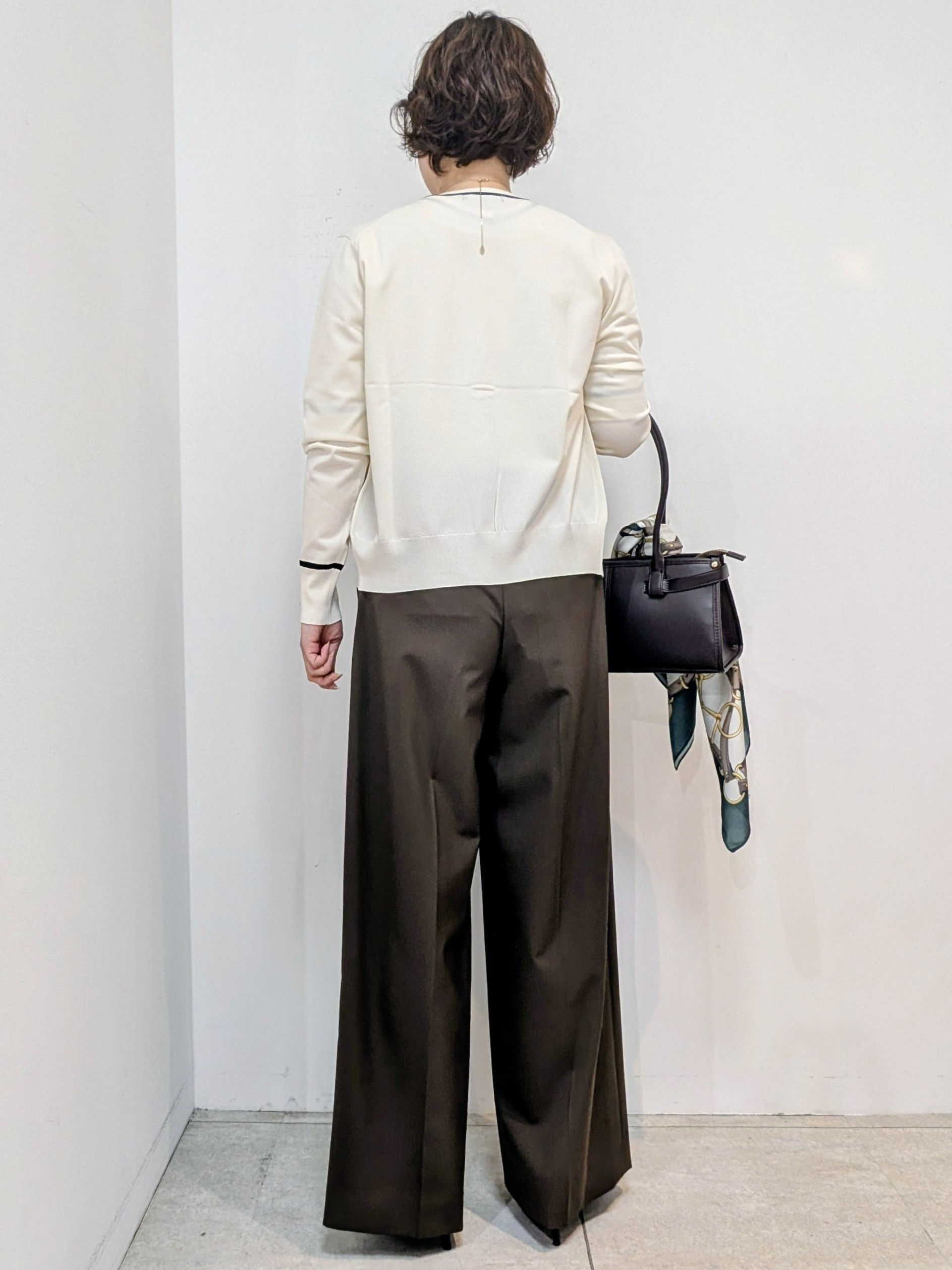 いこさんの「UNTITLED｜【アンサンブル可能/秋羽織り】コンパクトニットカーディガン」を使ったコーディネート