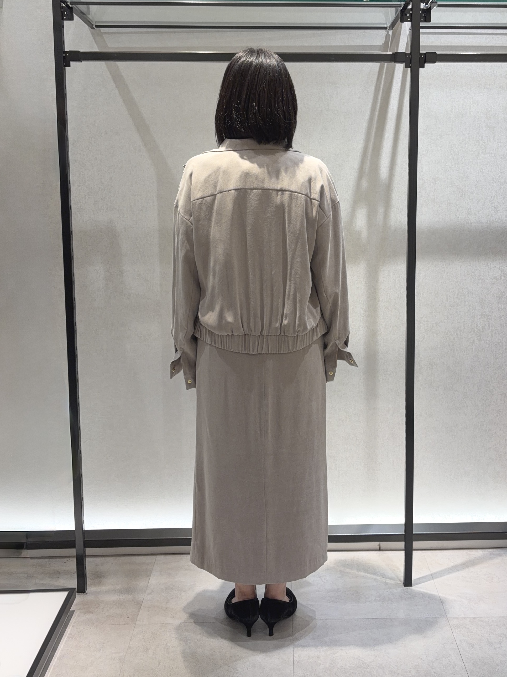 わたなべさんの「UNTITLED｜【セットアップ可/秋ジャケット】スエードライクブルゾン」を使ったコーディネート