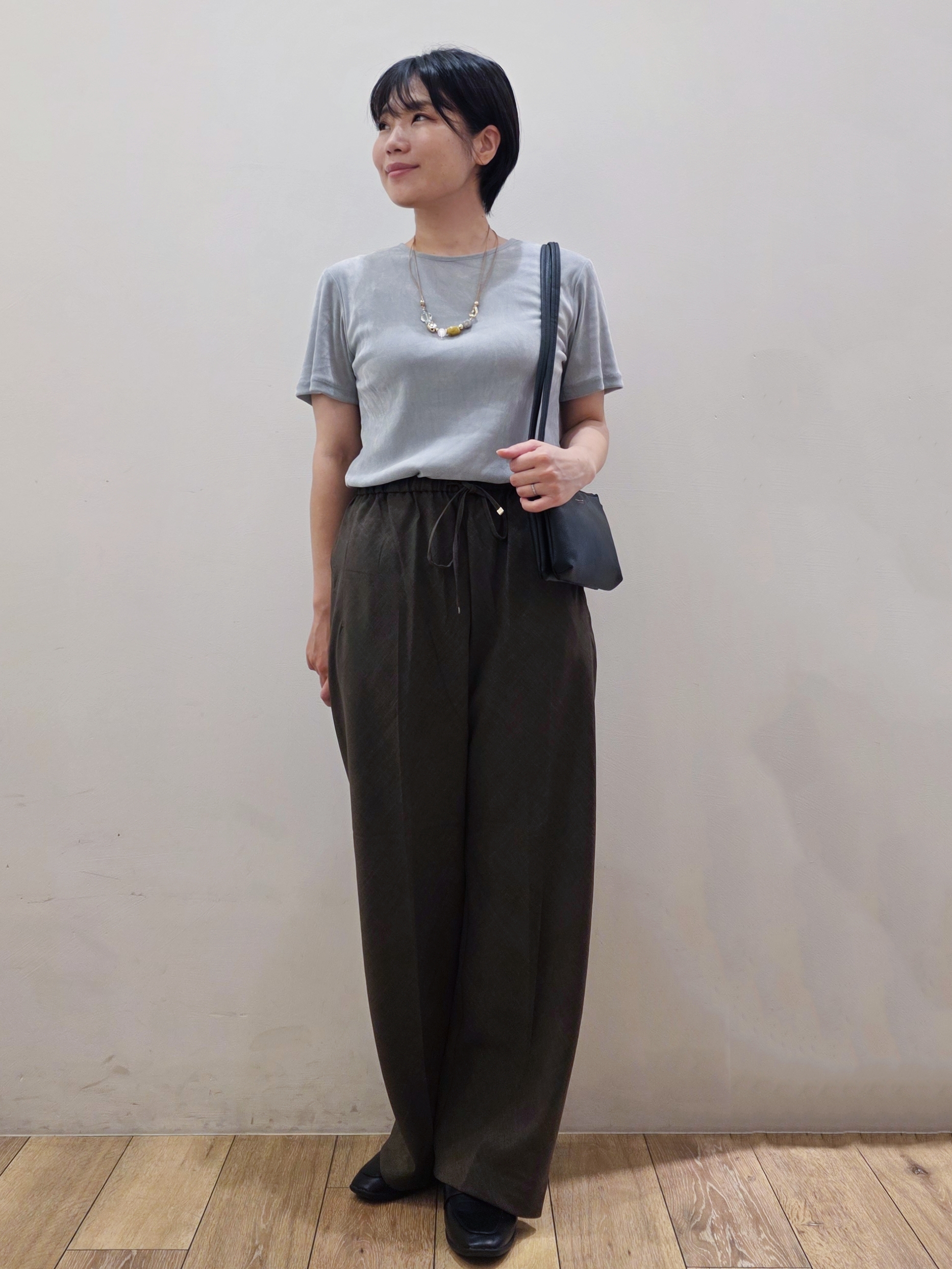 yuyuさんの「OPAQUE.CLIP｜【吸水速乾】フレアジレ《洗濯機OK／セットアップ対応可》」を使ったコーディネート