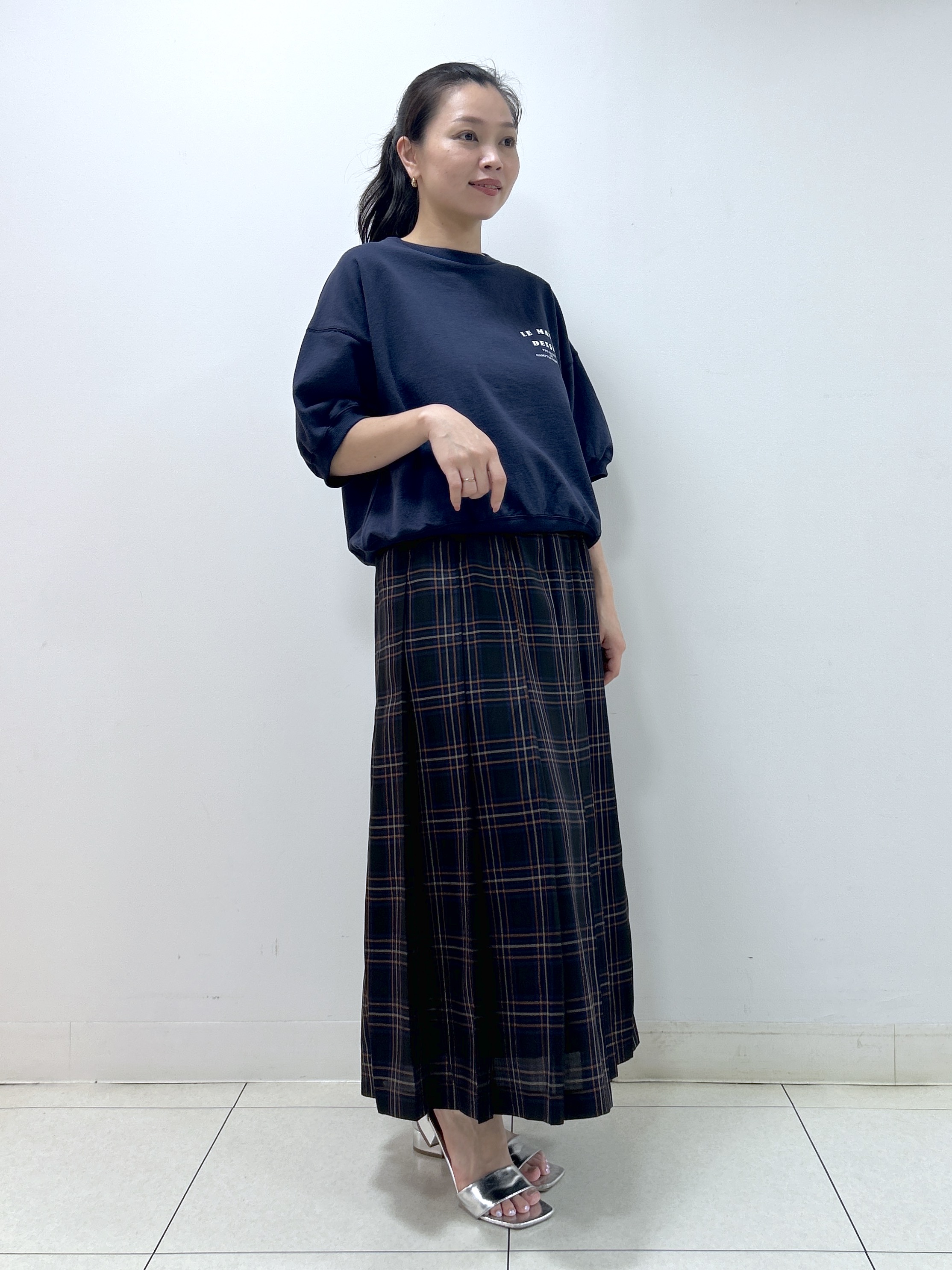Kaiさんの「Dessin｜ハーフスリーブロゴプルオーバー」を使ったコーディネート
