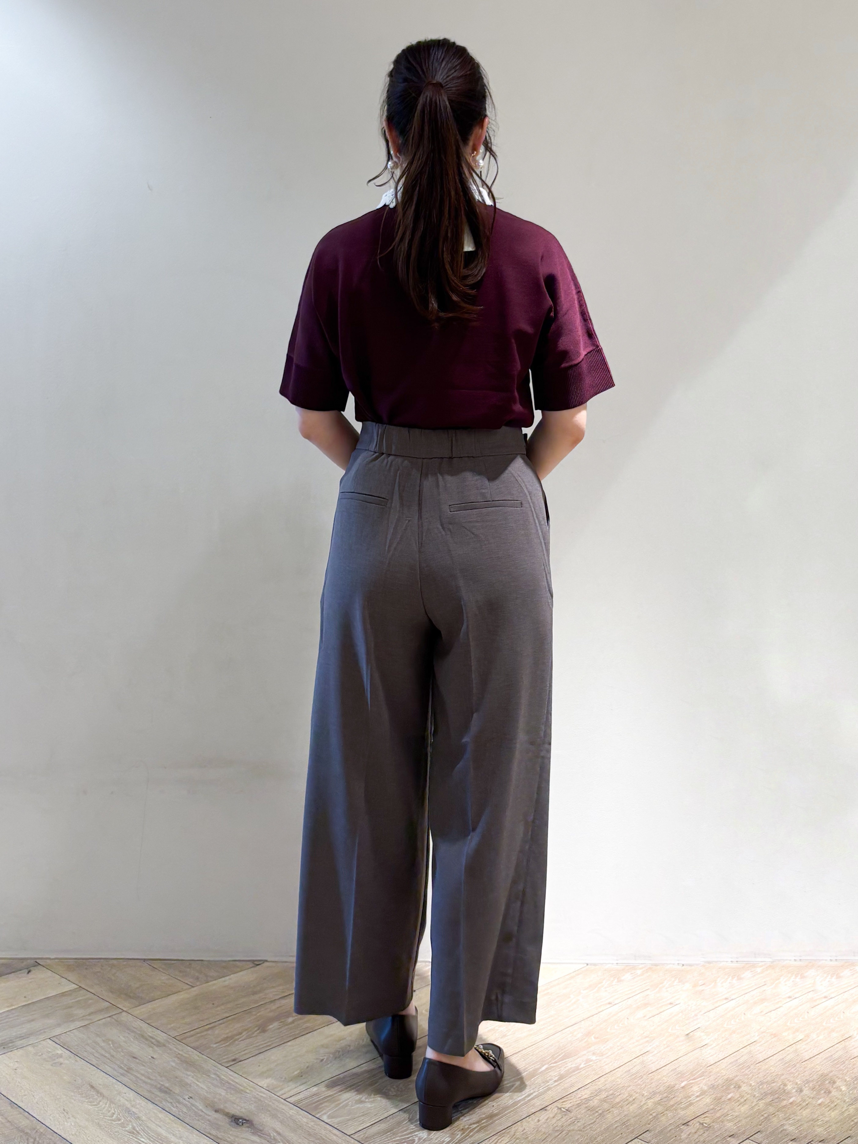 sayaさんの「index｜2WAY衿ドッキングニット《洗濯機OK》」を使ったコーディネート
