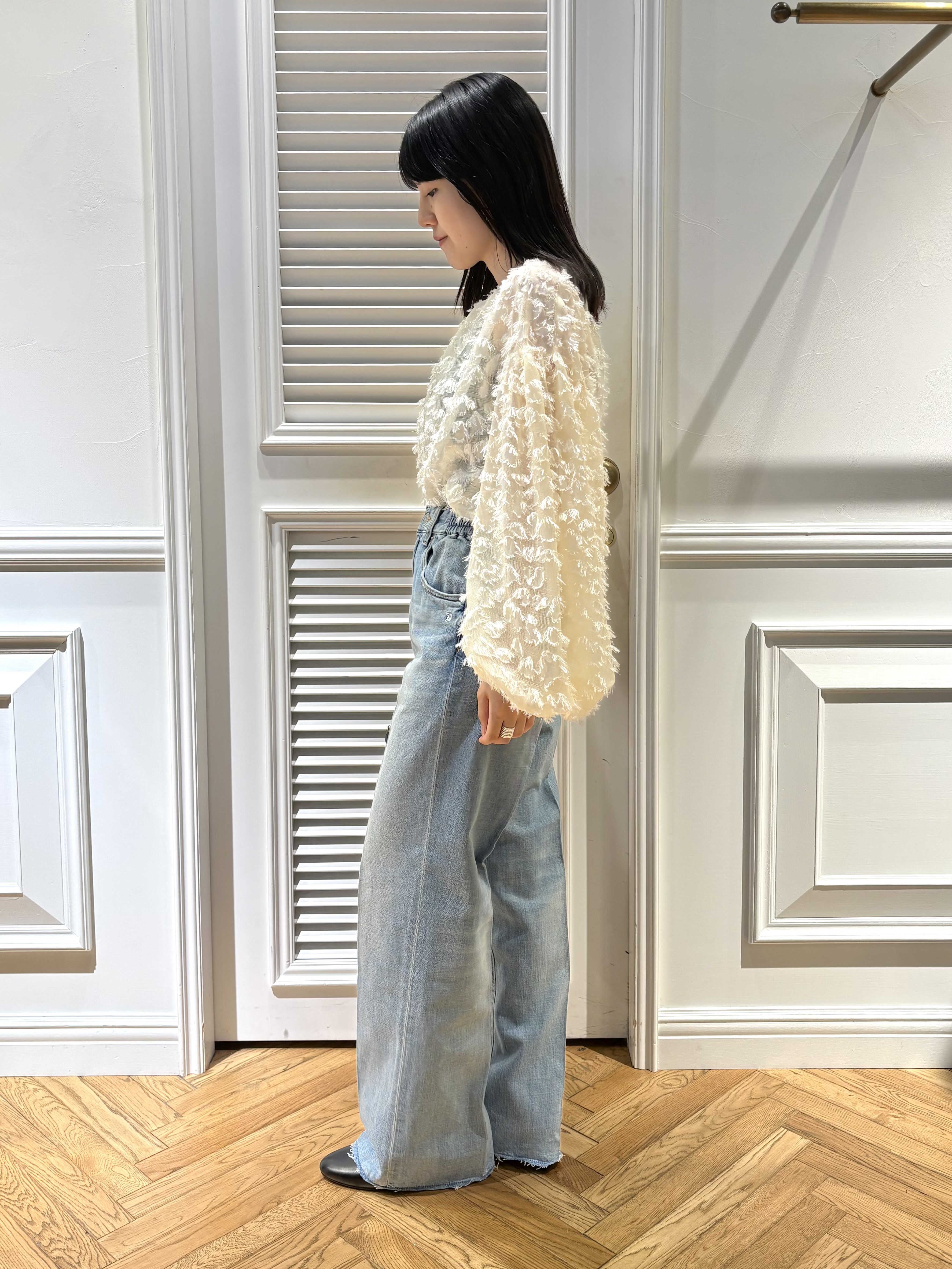 cocoさんの「DRESSTERIOR｜【着映え】シアージャカード プルオーバーブラウス」を使ったコーディネート