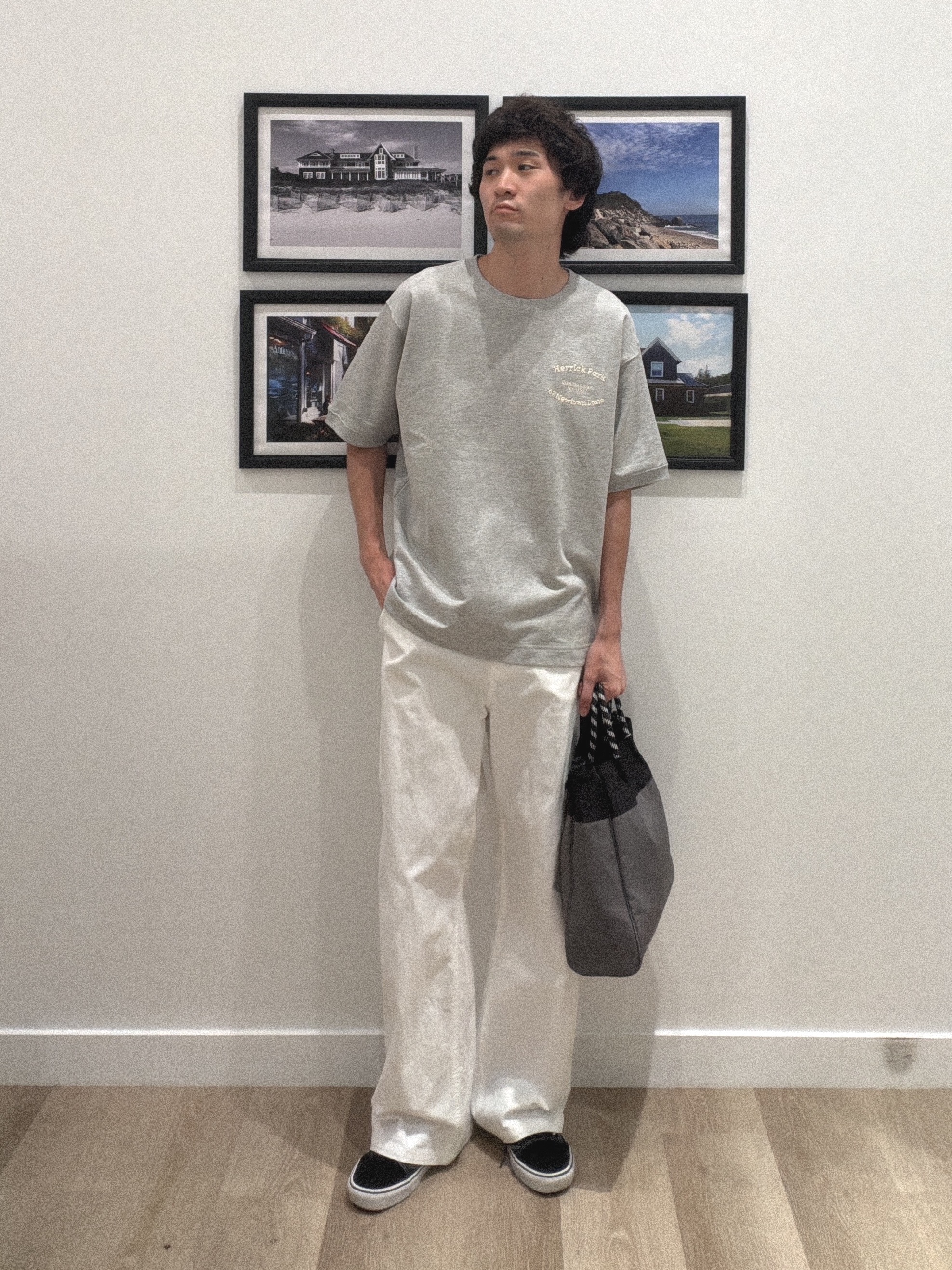 oikawaさんの「Dessin｜コットンナイロン ペインターパンツ」を使ったコーディネート