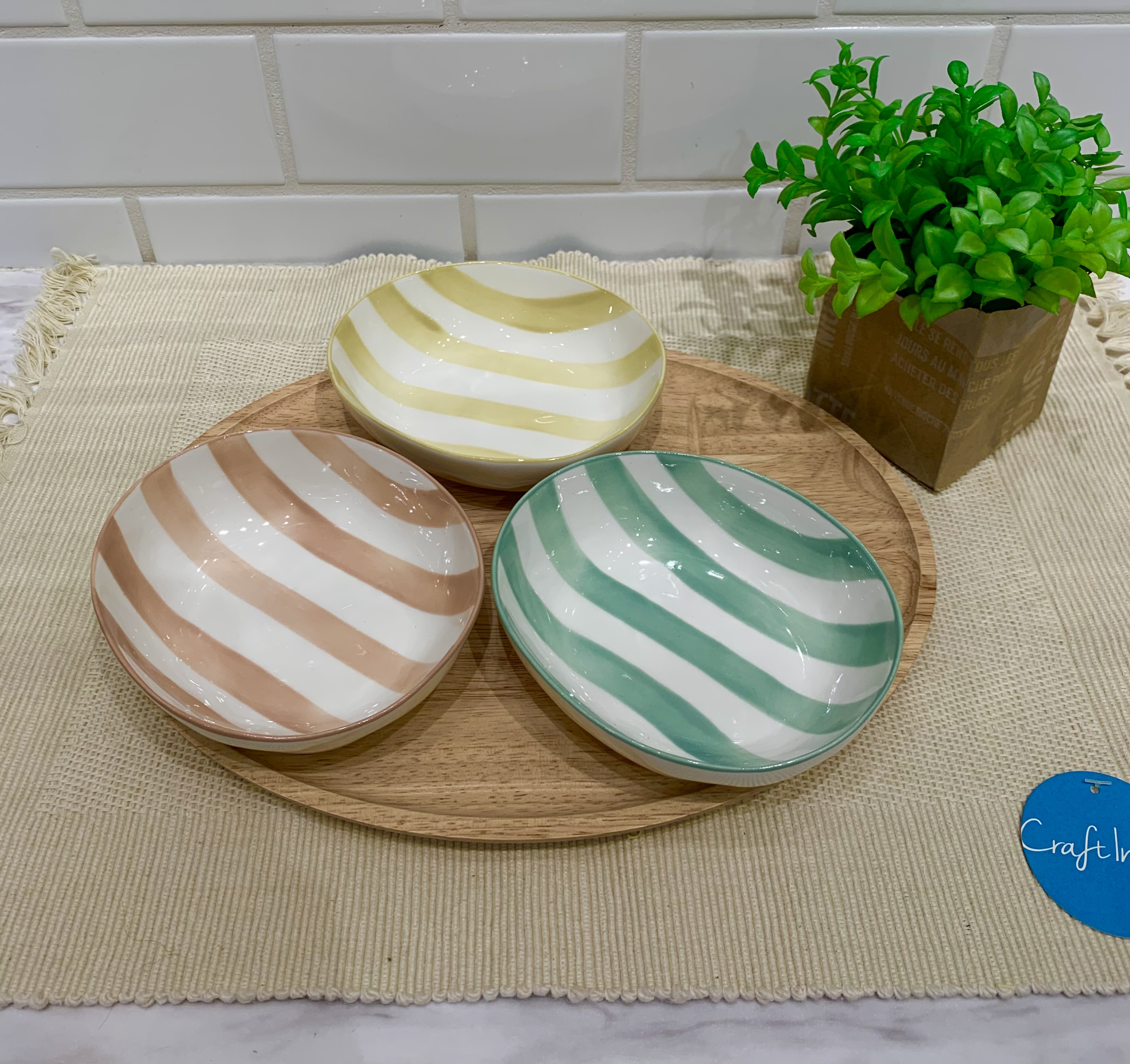 osaosaさんの「212 KITCHEN STORE｜ストライプ プレート PK」を使ったコーディネート