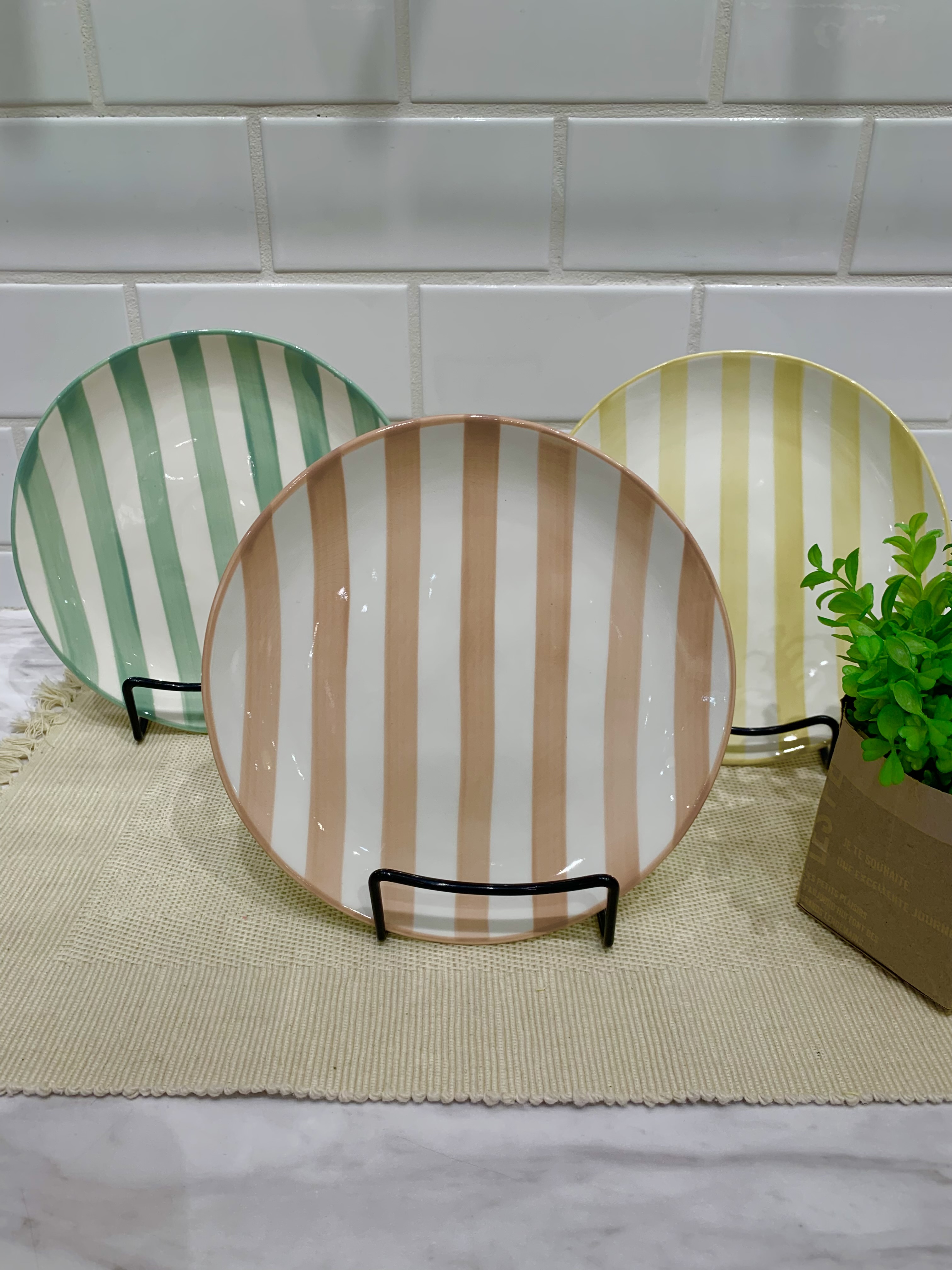 osaosaさんの「212 KITCHEN STORE｜ストライプ プレート PK」を使ったコーディネート