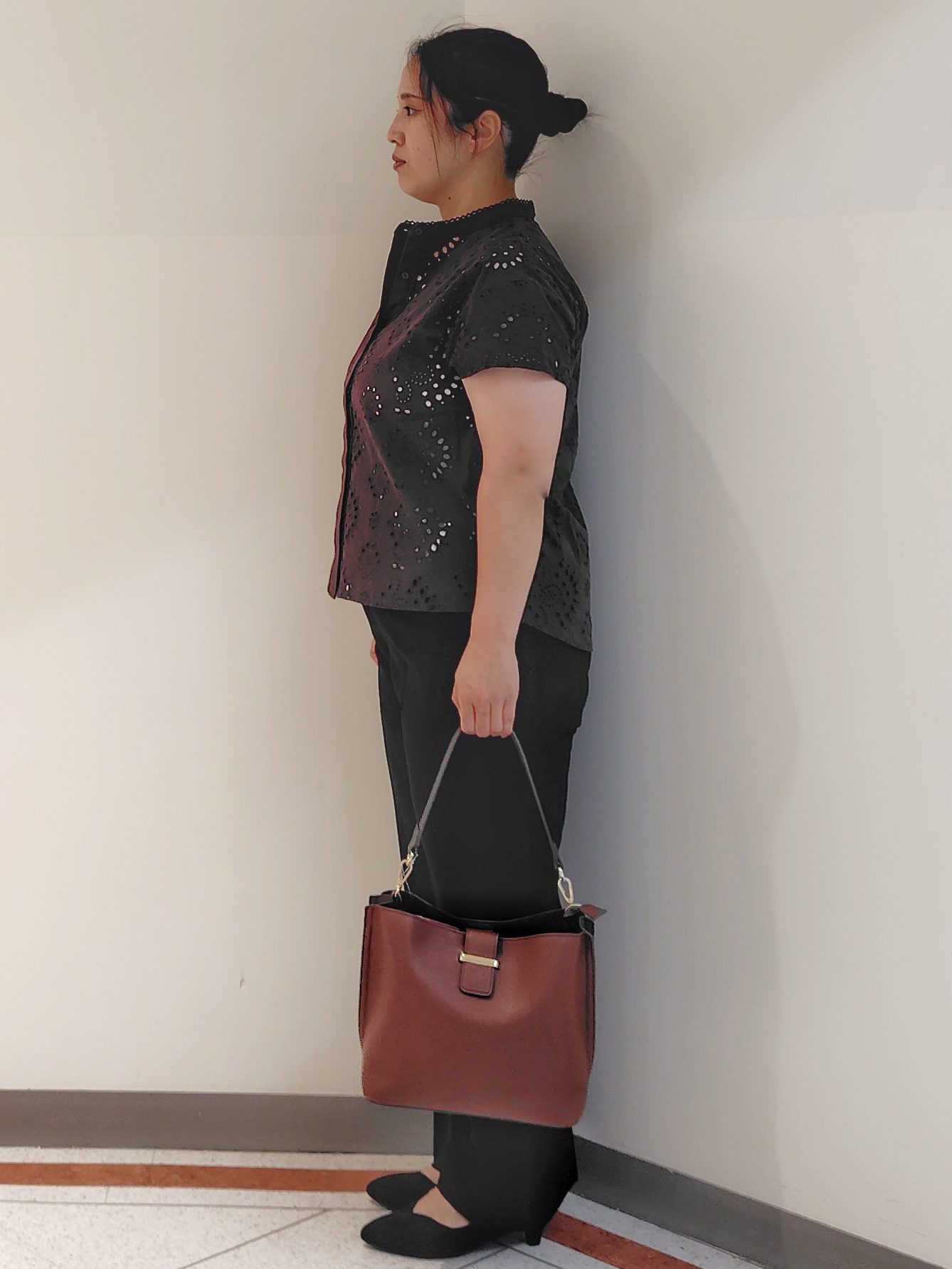 FMさんの「Reflect｜【通勤◎】カットワーク刺繍レース シャツブラウス」を使ったコーディネート