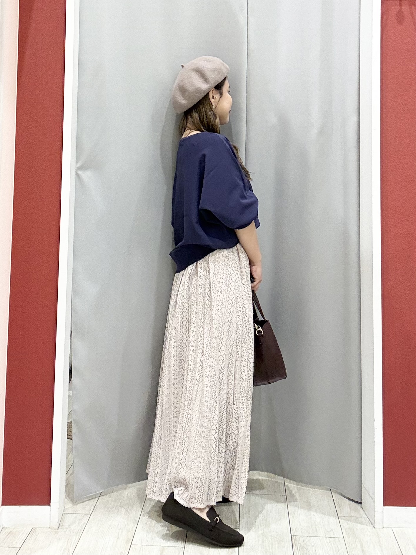 shioさんの「SHOO･LA･RUE｜【洗濯機可】軽やかでさらっとしたタッチ すっきり見えドルマンニット」を使ったコーディネート