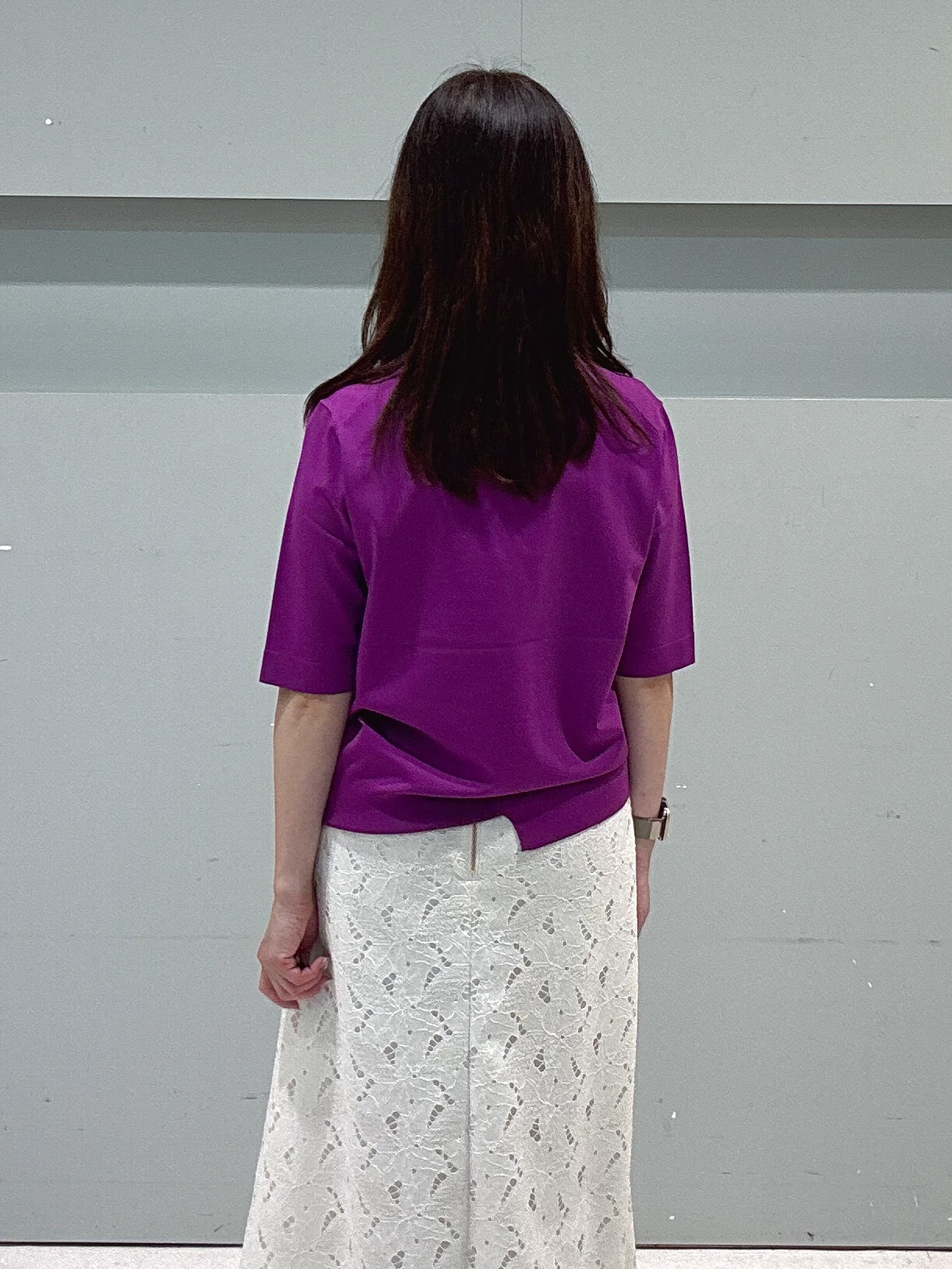 makiさんの「UNTITLED｜【アンサンブル可能/秋羽織り】コンパクトニットカーディガン」を使ったコーディネート