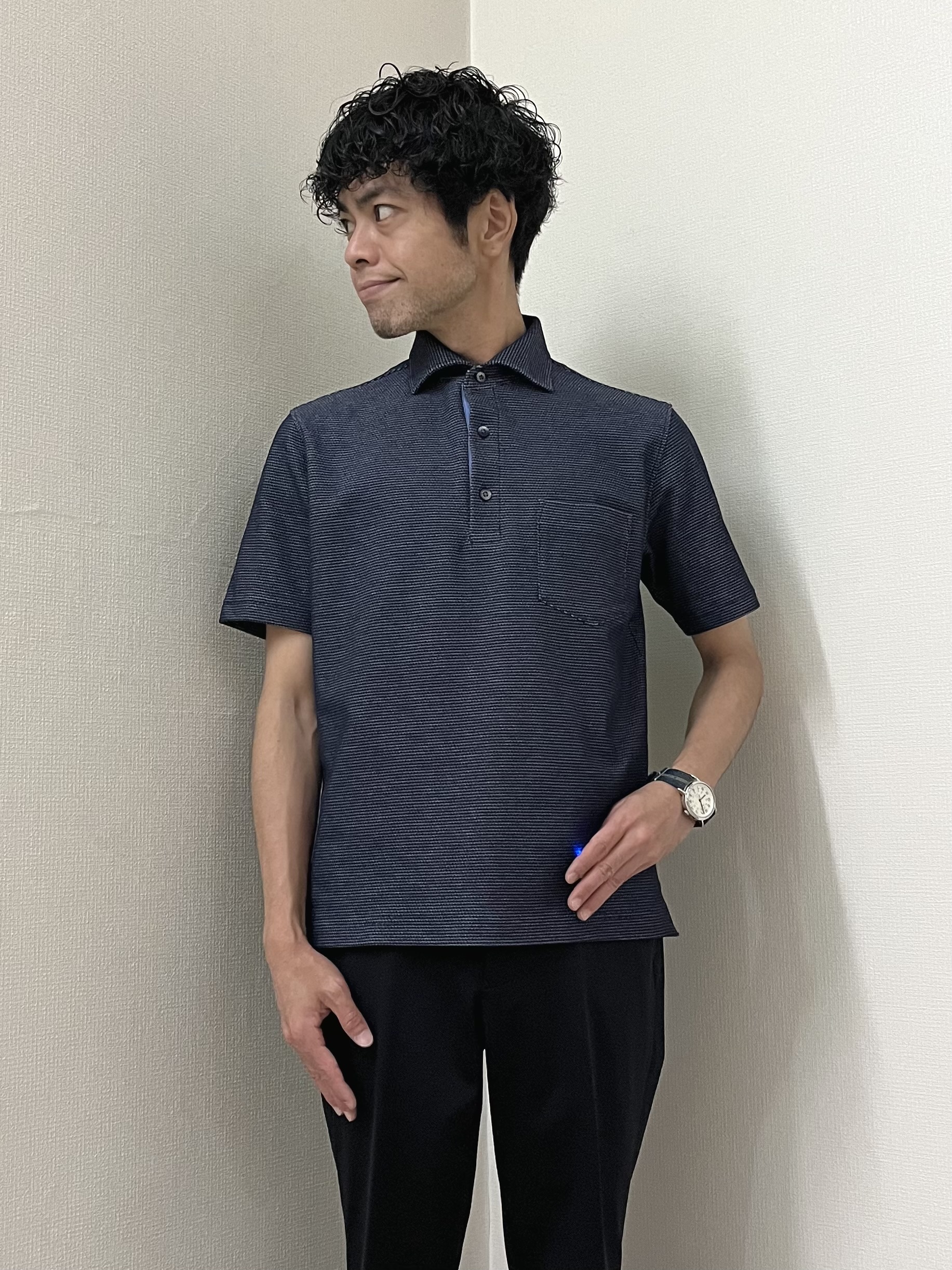 URAさんの「TAKEO KIKUCHI｜【360&deg;ストレッチ／軽量】None Of Stress ライト ジャケット（セットアップ対応）」を使ったコーディネート
