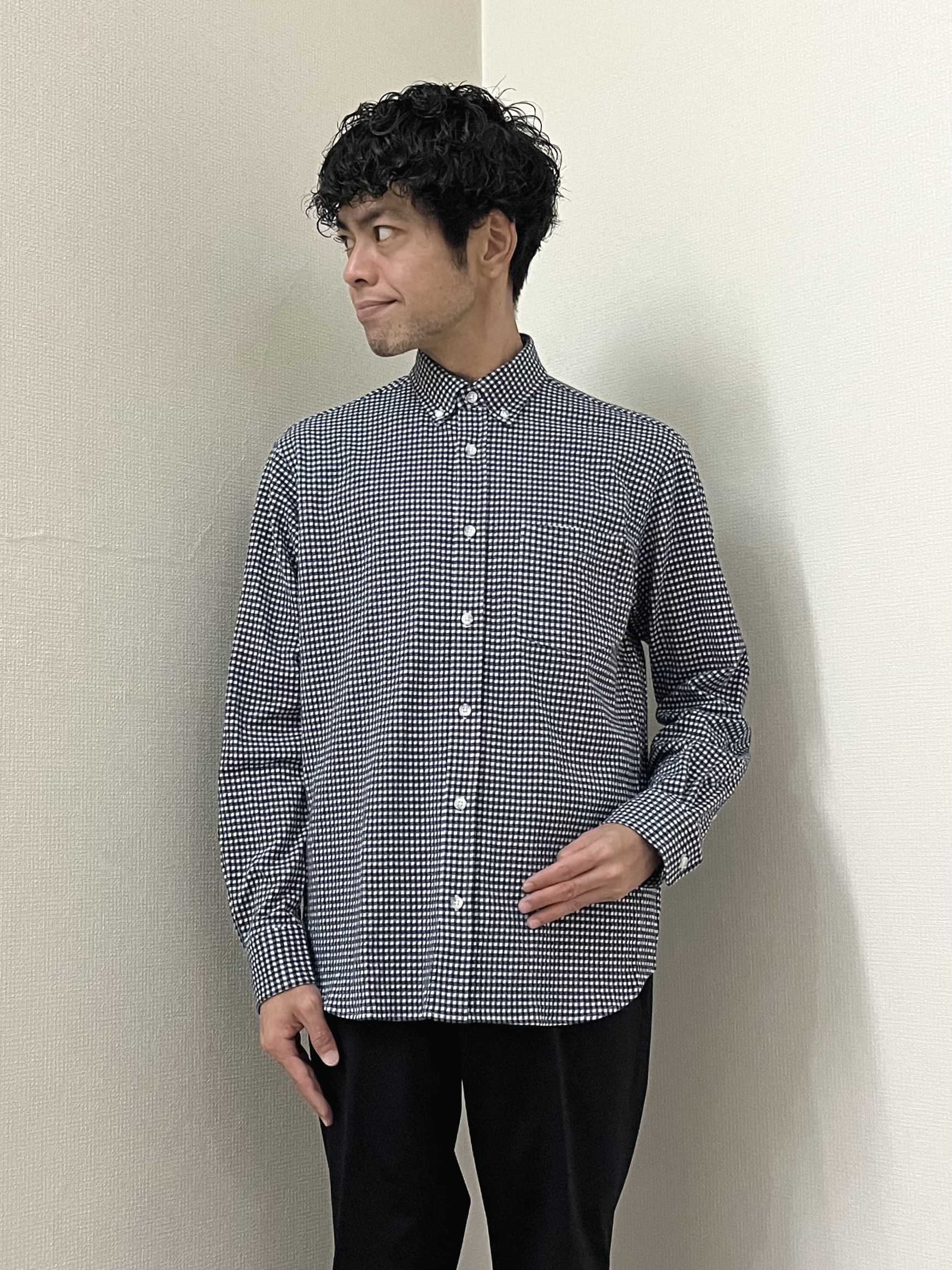 URAさんの「TAKEO KIKUCHI｜【360&deg;ストレッチ／軽量】None Of Stress ライト ジャケット（セットアップ対応）」を使ったコーディネート