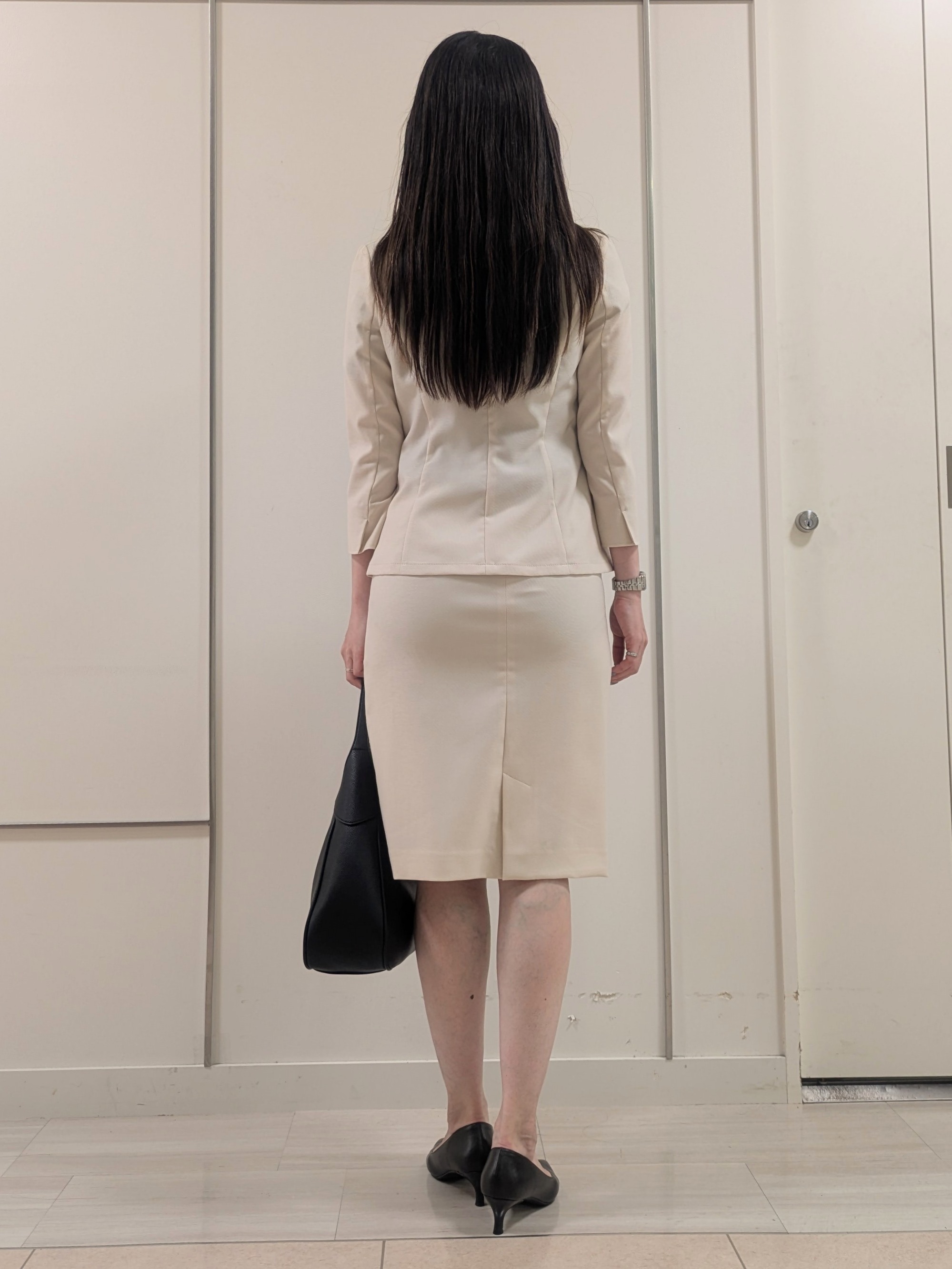 mikiさんの「COUP DE CHANCE｜【日本製／接触冷感／UVケア／手洗い可】リネンライクテーラードジャケット」を使ったコーディネート
