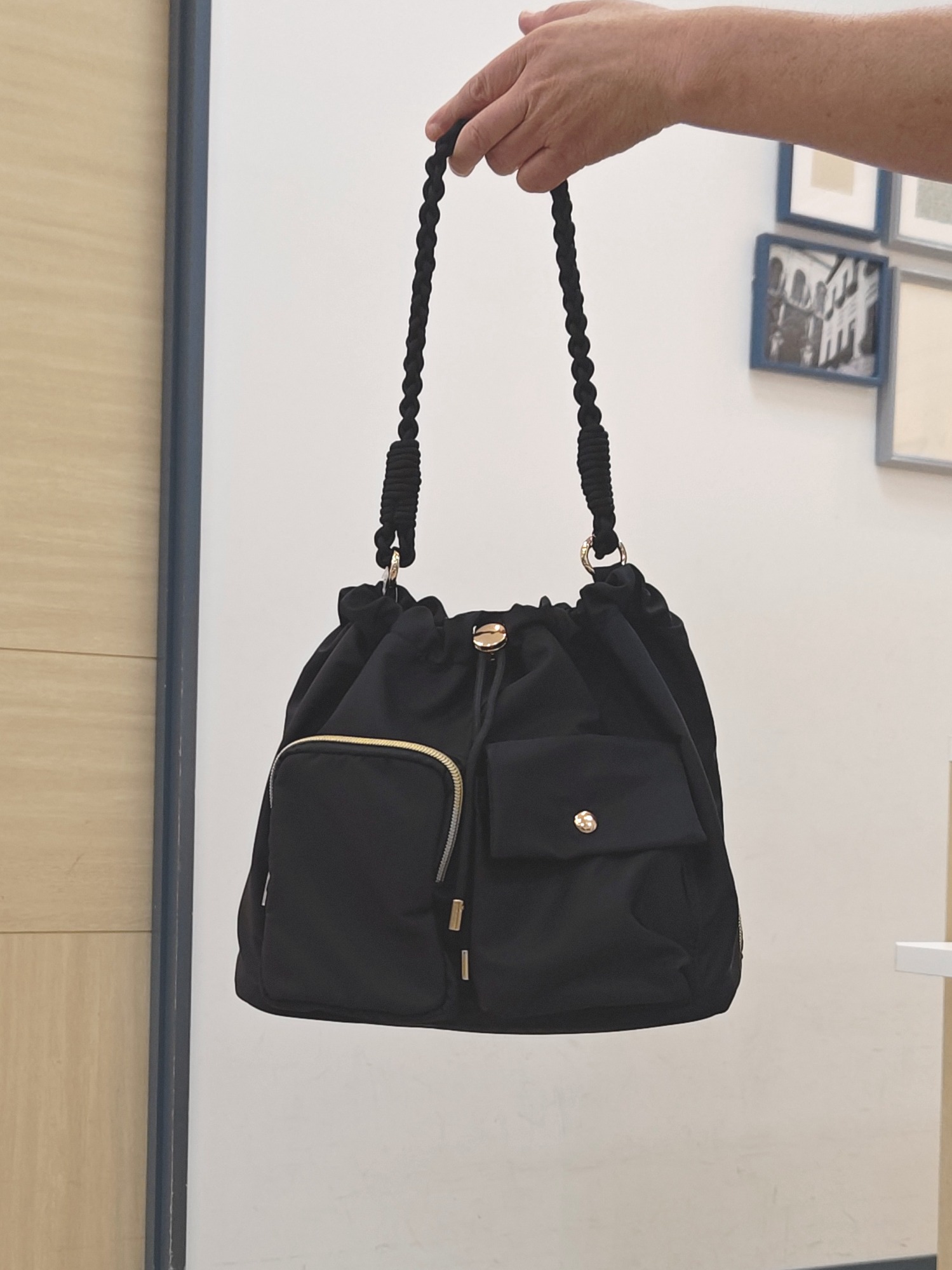 むぅポンさんの「grove｜【持続冷感・体型カバー】サテンパイピングドルマンカットソー」を使ったコーディネート