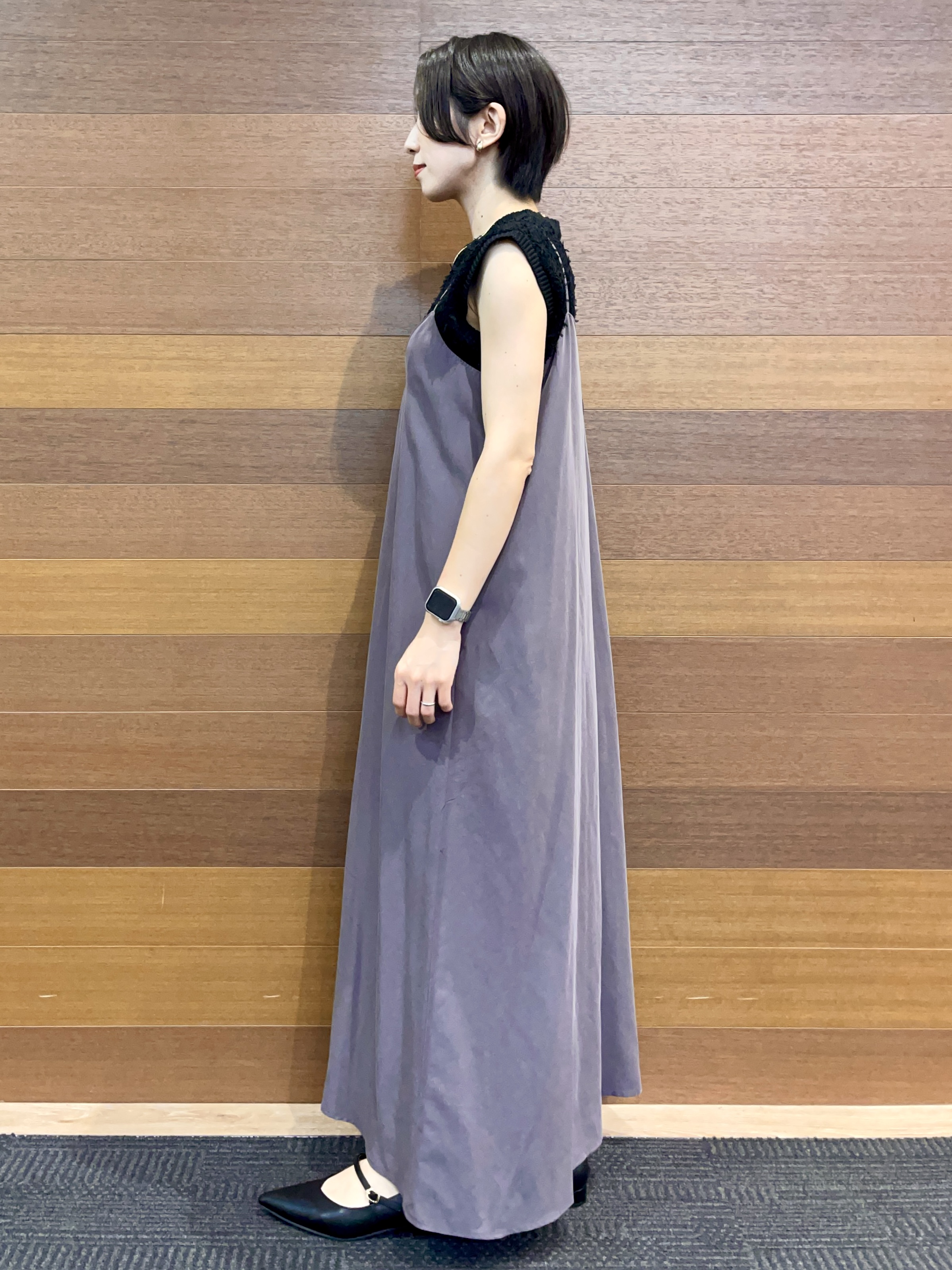umiさんの「OPAQUE.CLIP｜ラメテープヤーンニット【洗濯機OK】」を使ったコーディネート