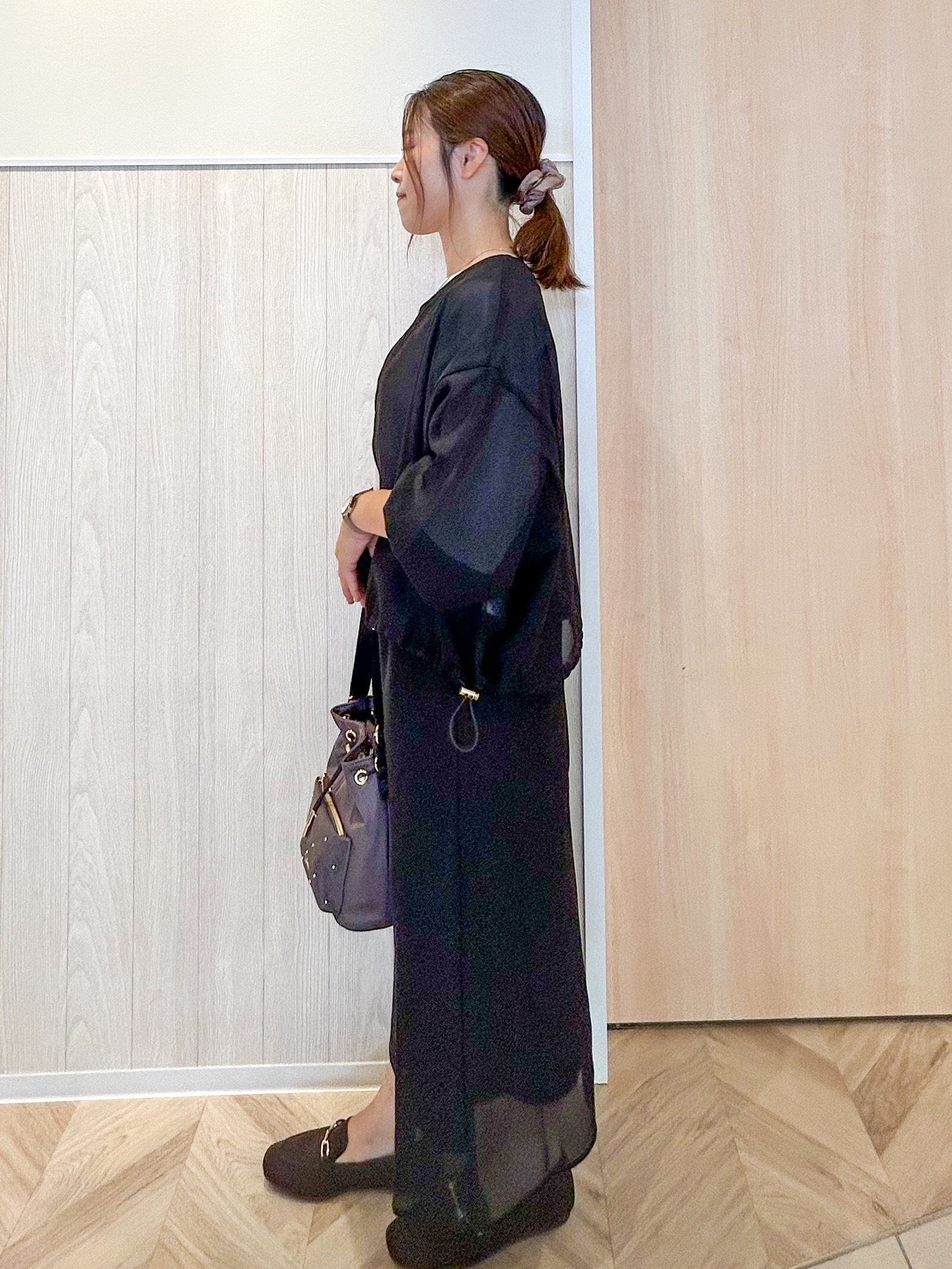 tomoさんの「SHOO･LA･RUE｜【通気性〇/セットアップ可/洗濯機可】メッシュドルマン ジップブルゾン」を使ったコーディネート
