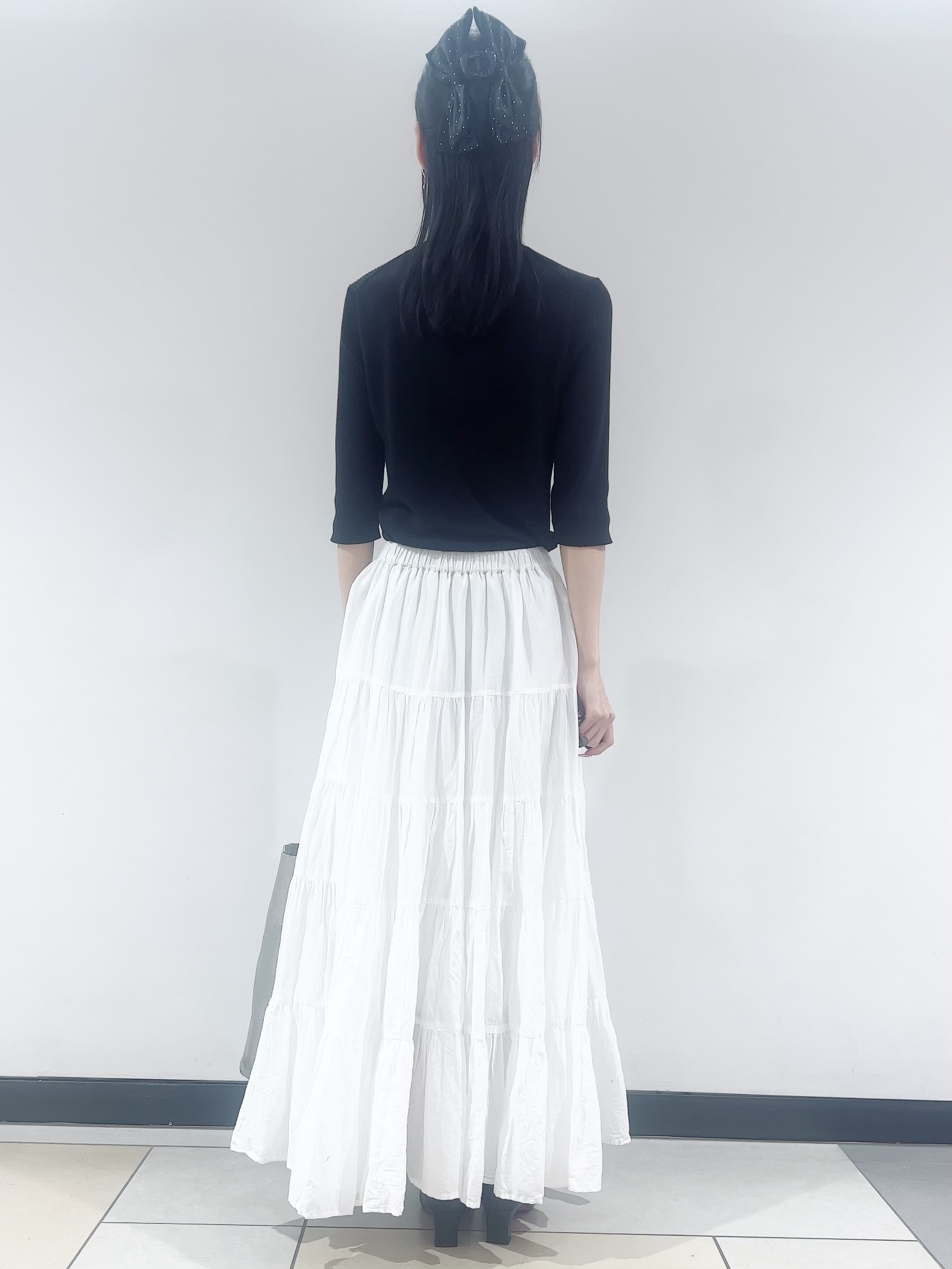ミナミさんの「DRESSTERIOR｜【接触冷感】クールタッチカットハーフスリーブプルオーバー」を使ったコーディネート