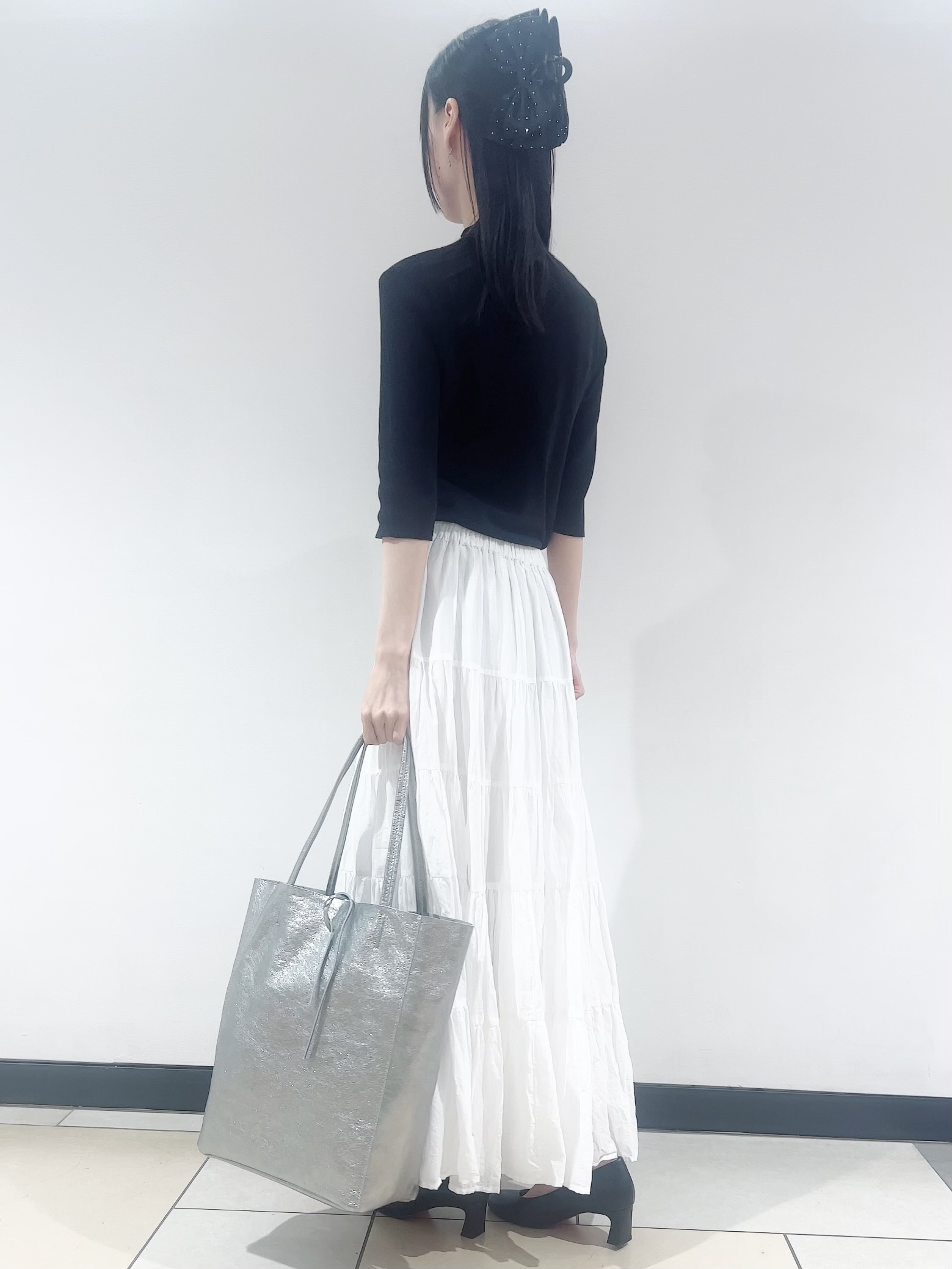 ミナミさんの「DRESSTERIOR｜【接触冷感】クールタッチカットハーフスリーブプルオーバー」を使ったコーディネート