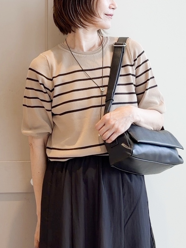 yamakoさんの「grove｜【洗濯機◎】軽やかに揺れる、マーメイドフレアスカート」を使ったコーディネート