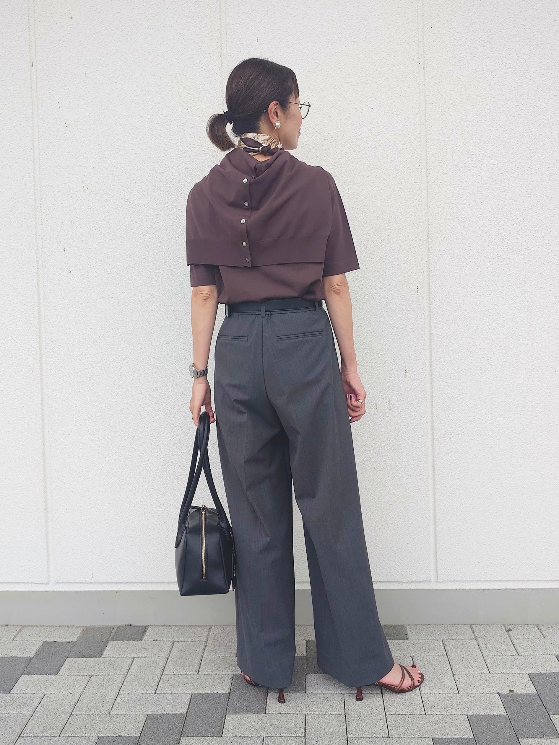MUTSUKOさんの「UNTITLED｜【アンサンブル可能】コンパクトニットカーディガン」を使ったコーディネート