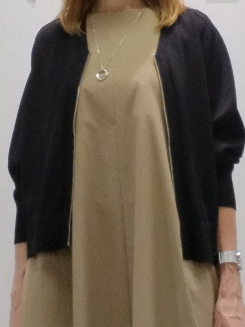 もりさんの「UNTITLED｜【アンサンブル可/日除け・冷房対策】シアーレーヨンZIPカーディガン」を使ったコーディネート