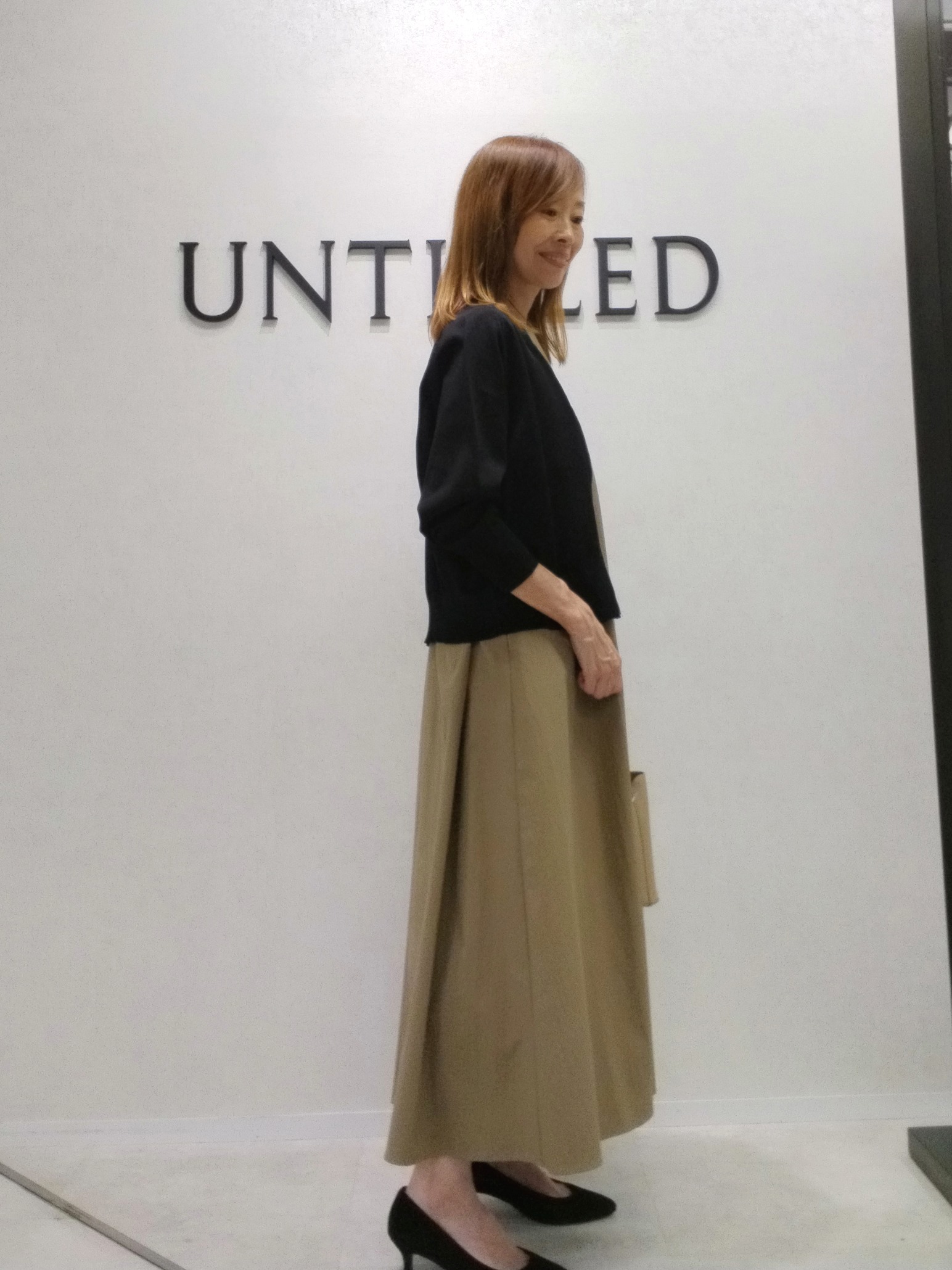 もりさんの「UNTITLED｜【アンサンブル可/日除け・冷房対策】シアーレーヨンZIPカーディガン」を使ったコーディネート