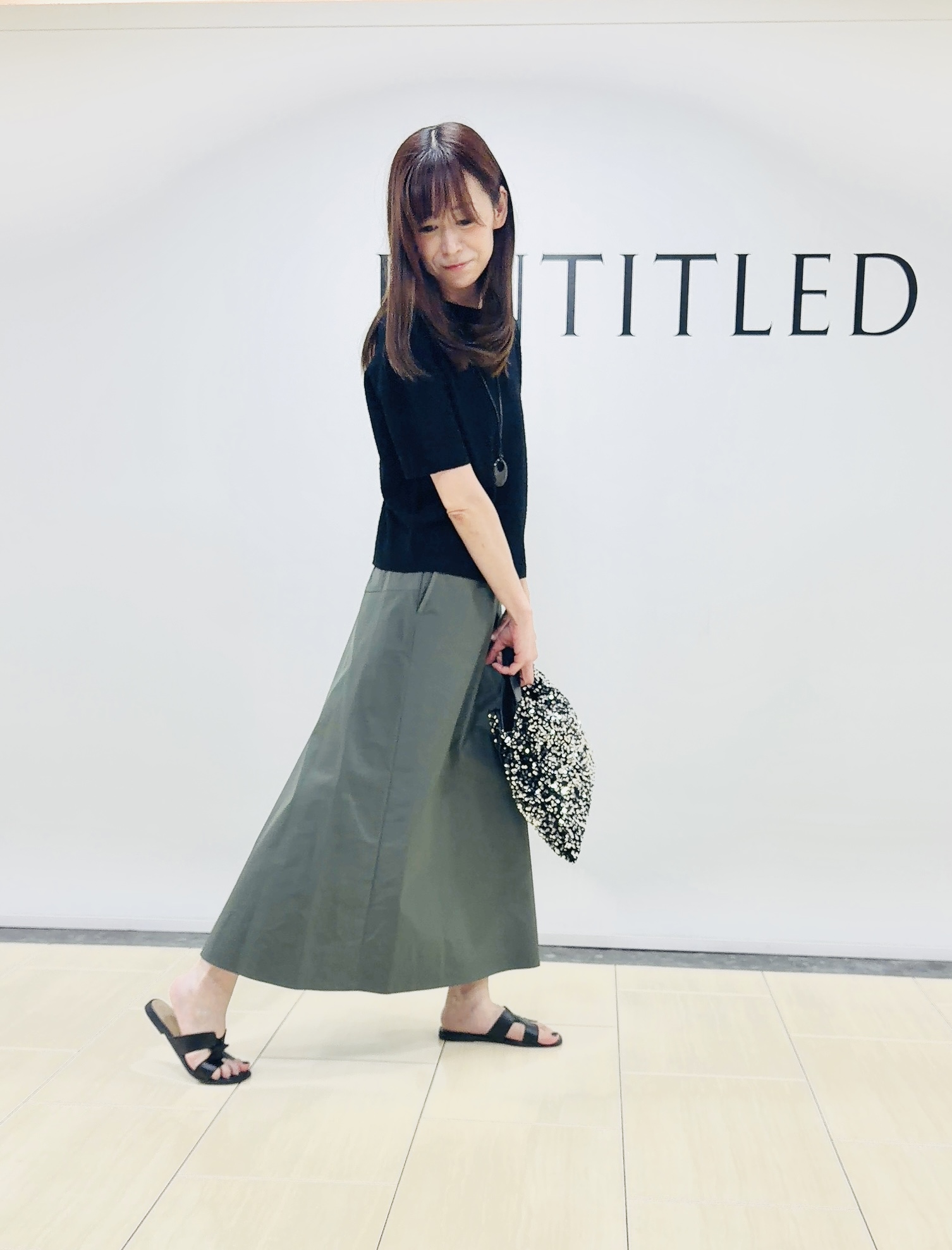 noriさんの「UNTITLED｜【セットアップ可/ストレッチ性】ドライタッチニットプルオーバー」を使ったコーディネート