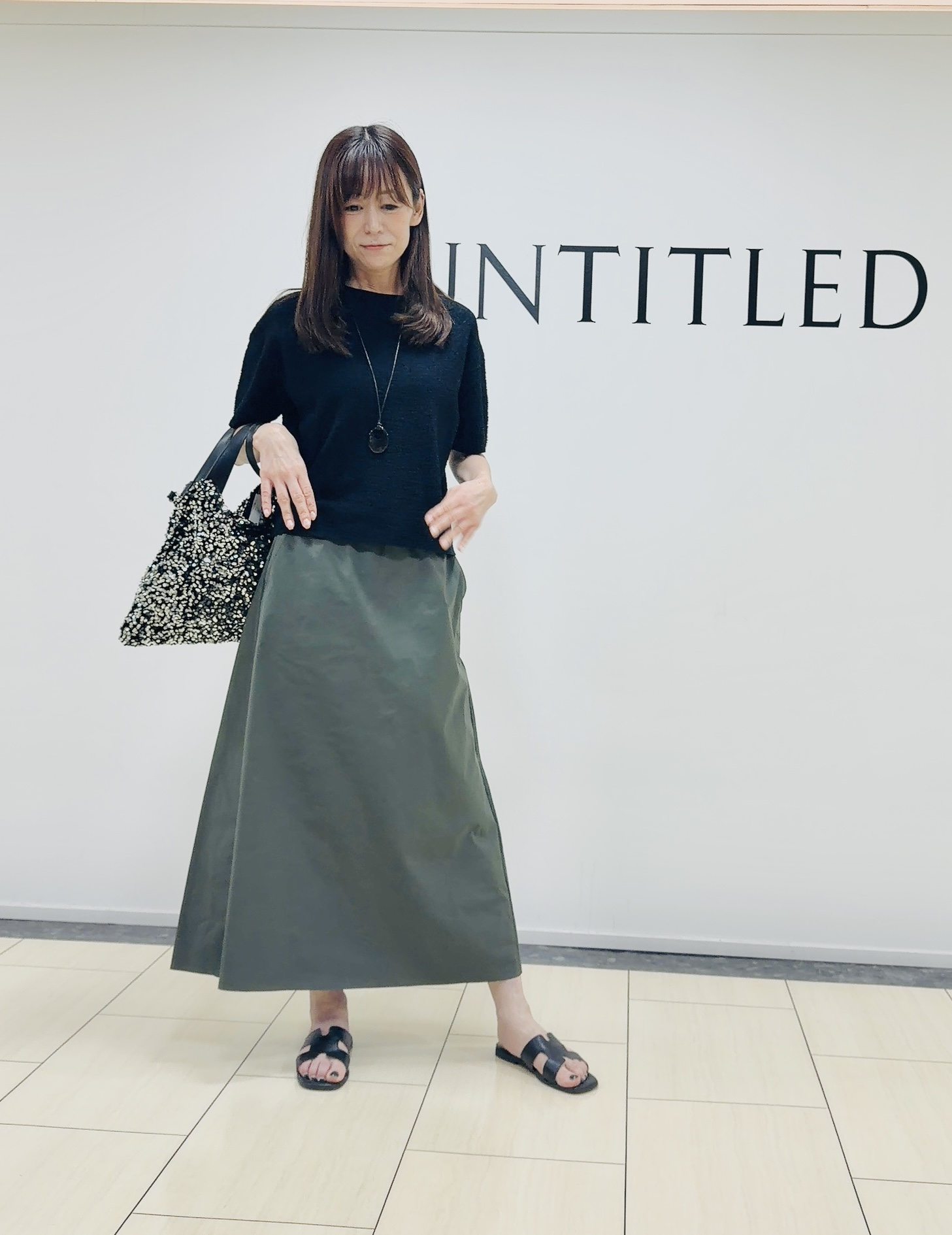 noriさんの「UNTITLED｜【セットアップ可/ストレッチ性】ドライタッチニットプルオーバー」を使ったコーディネート