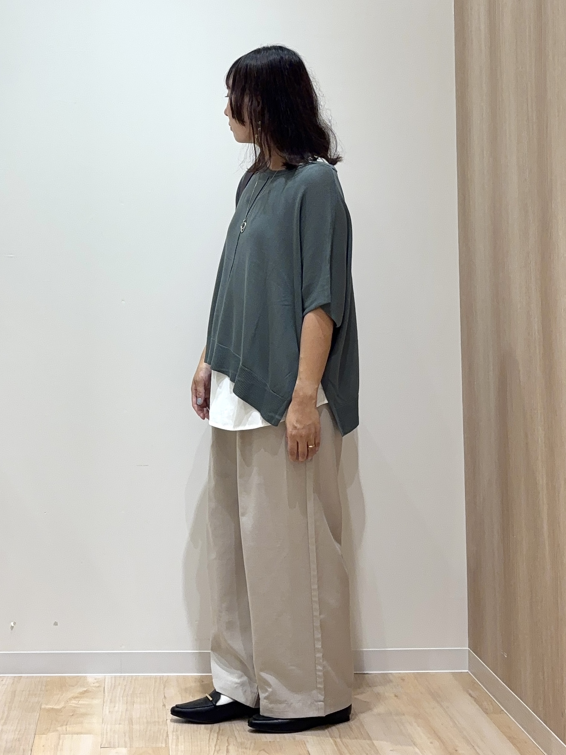 miraiさんの「grove｜【体系カバー◎】ニット&times;インナーシャツタンクSET」を使ったコーディネート