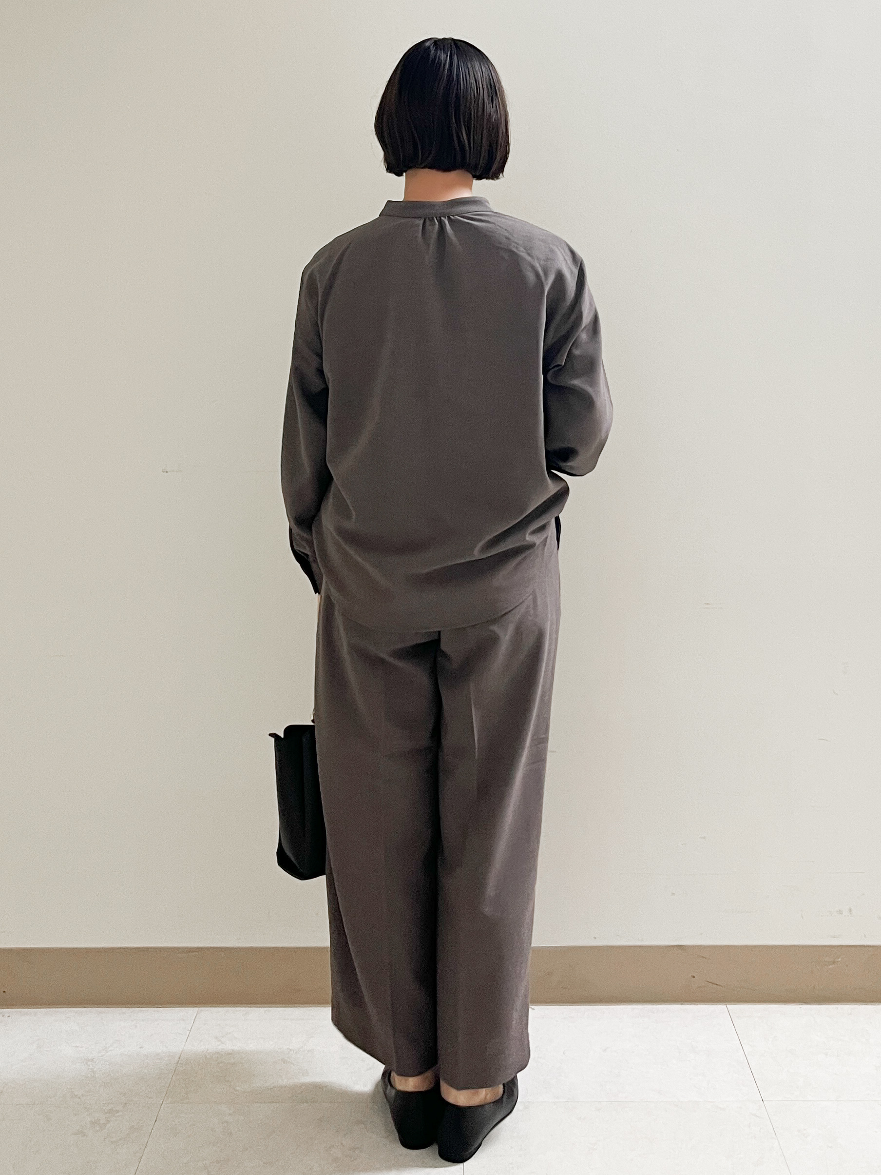 あかねさんの「OPAQUE.CLIP｜【高通気／遮熱】風が通るスキッパーシャツ《洗濯機OK／UVケア／防シワ》」を使ったコーディネート