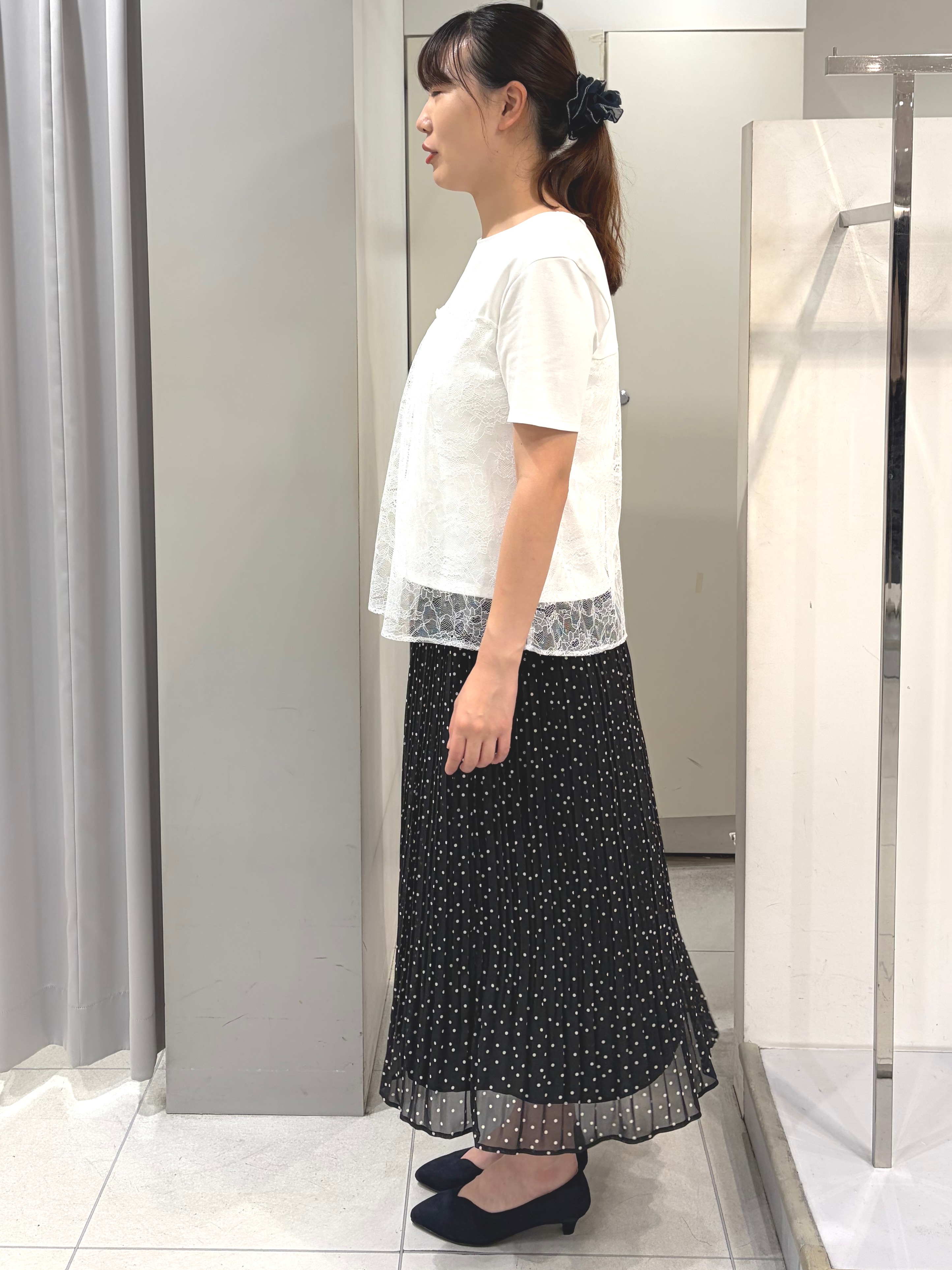 AZUSAさんの「Reflect｜【UVカット／接触冷感／手洗い可】ラッセルレースプルオーバー」を使ったコーディネート