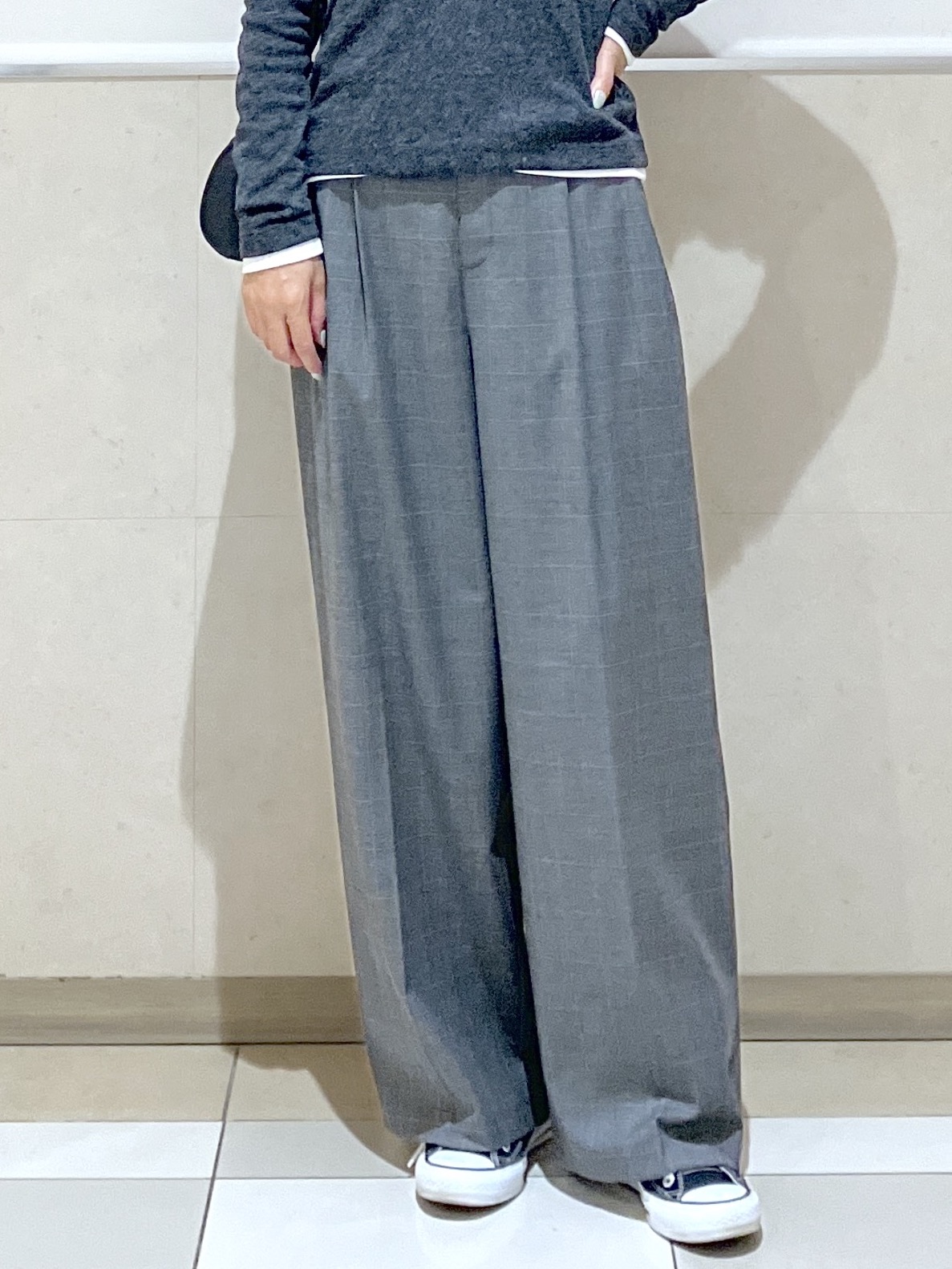eriko さんの「Dessin｜シアーテレコヘンリーネックプルオーバー」を使ったコーディネート