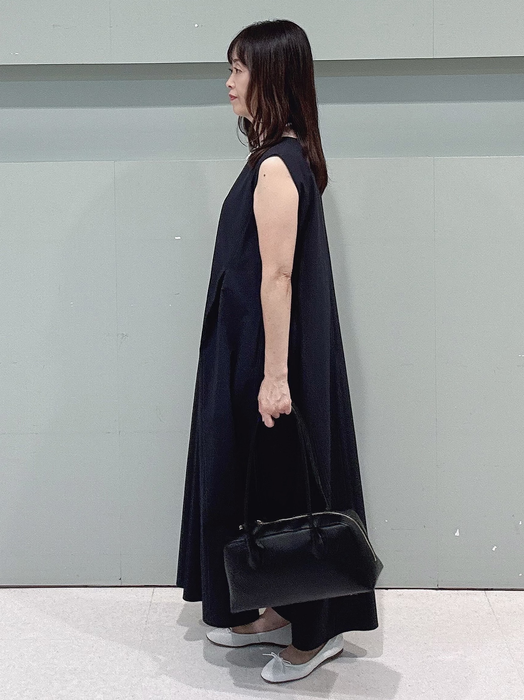 makiさんの「UNTITLED｜【秋羽織り/ジップ】トリコットシアーブラウス」を使ったコーディネート