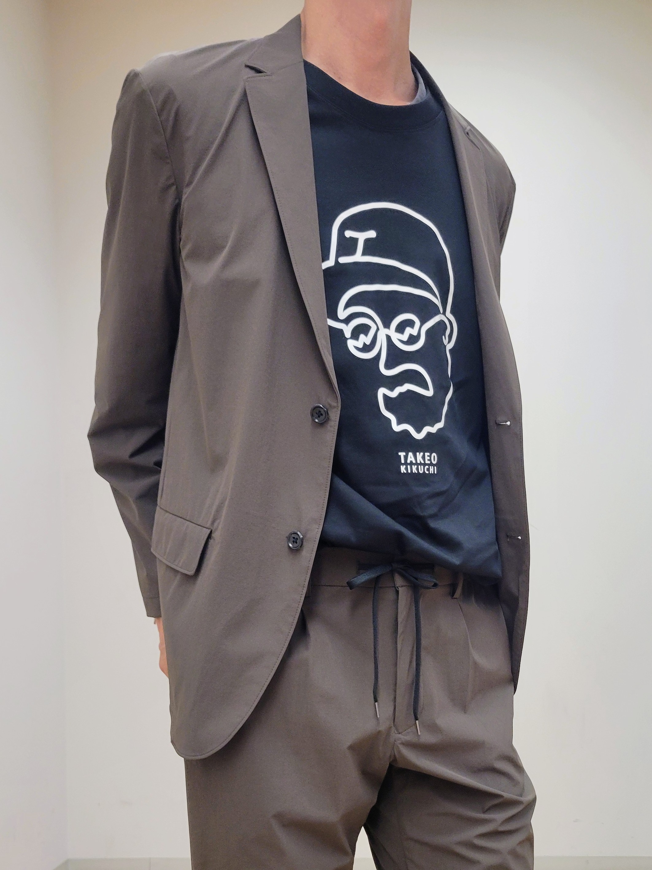 piroyaさんの「TAKEO KIKUCHI｜3Dナイロン ジャケット」を使ったコーディネート
