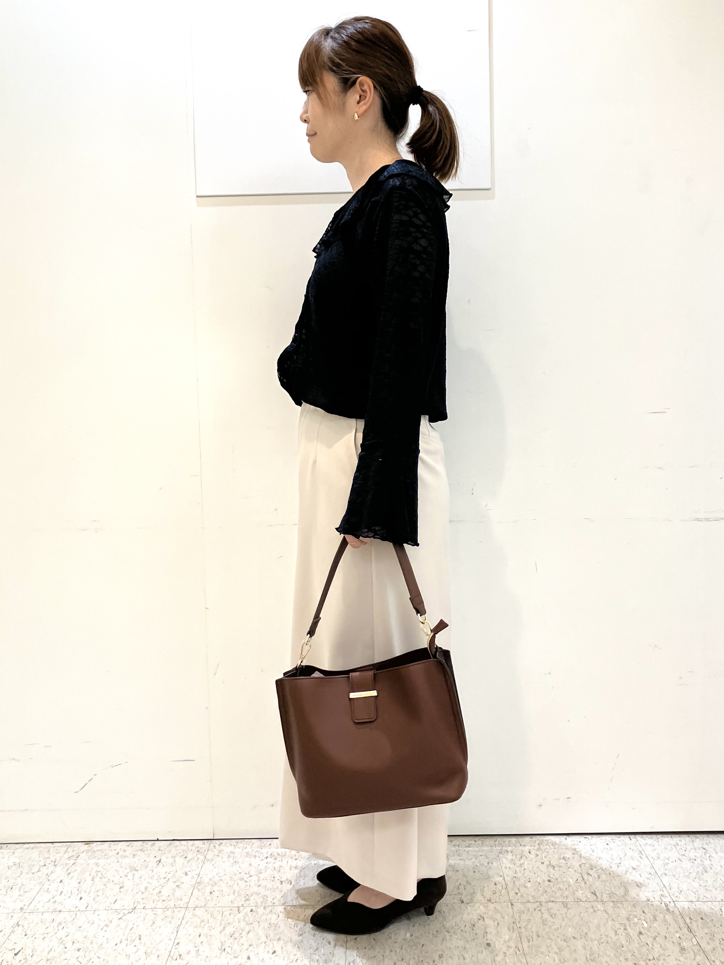 kozuさんの「Reflect｜【洗える】フリルレースブラウス」を使ったコーディネート