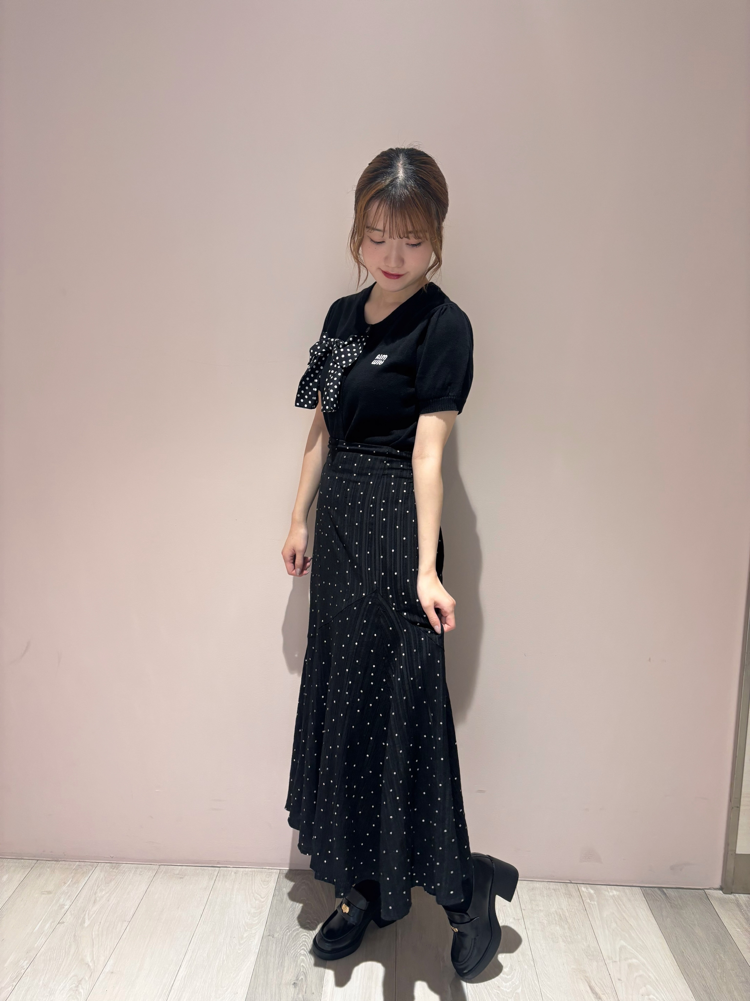 金田 千咲さんの「ESPERANZA｜ペニーローファー」を使ったコーディネート