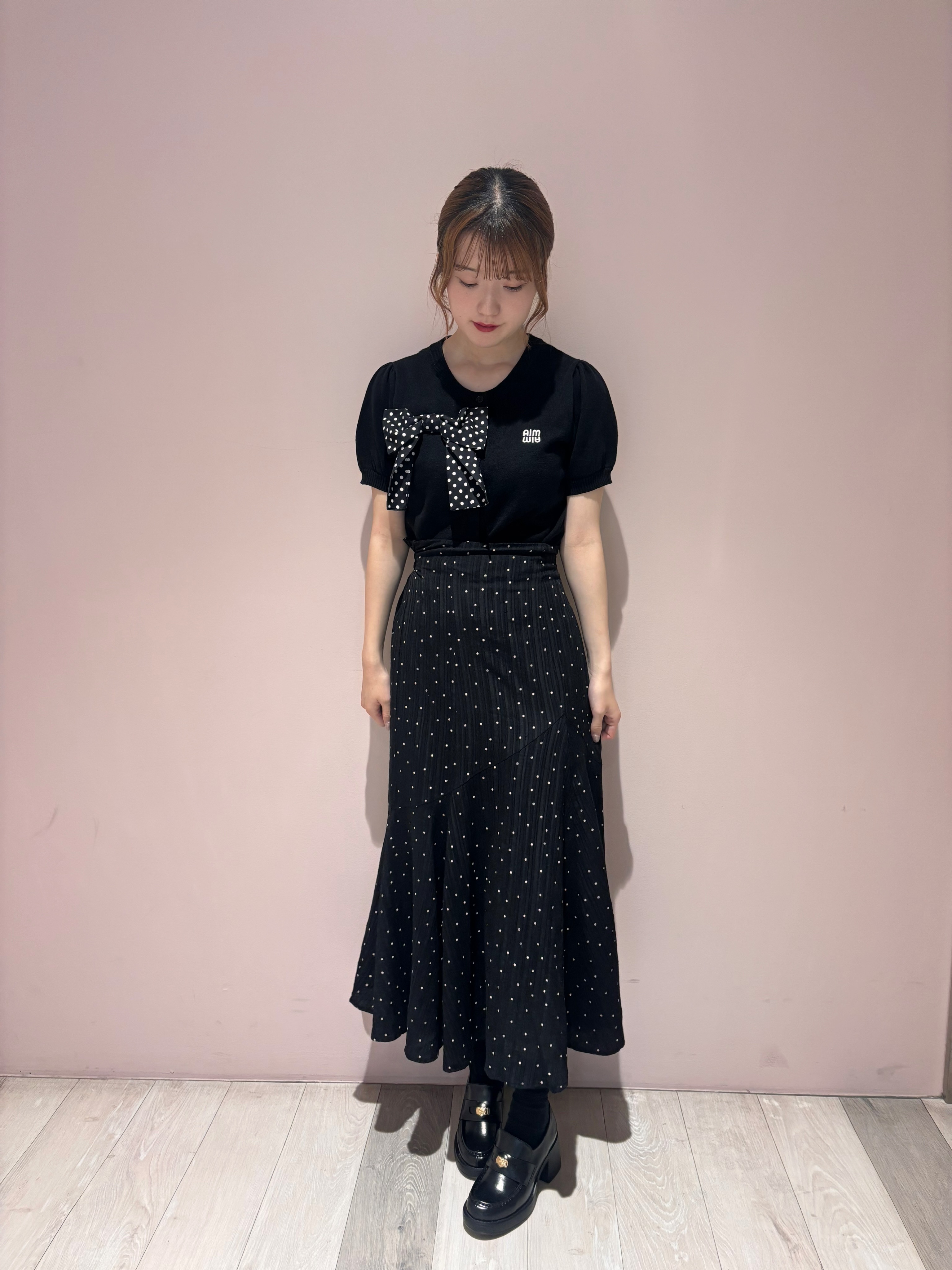 金田 千咲さんの「ESPERANZA｜ペニーローファー」を使ったコーディネート