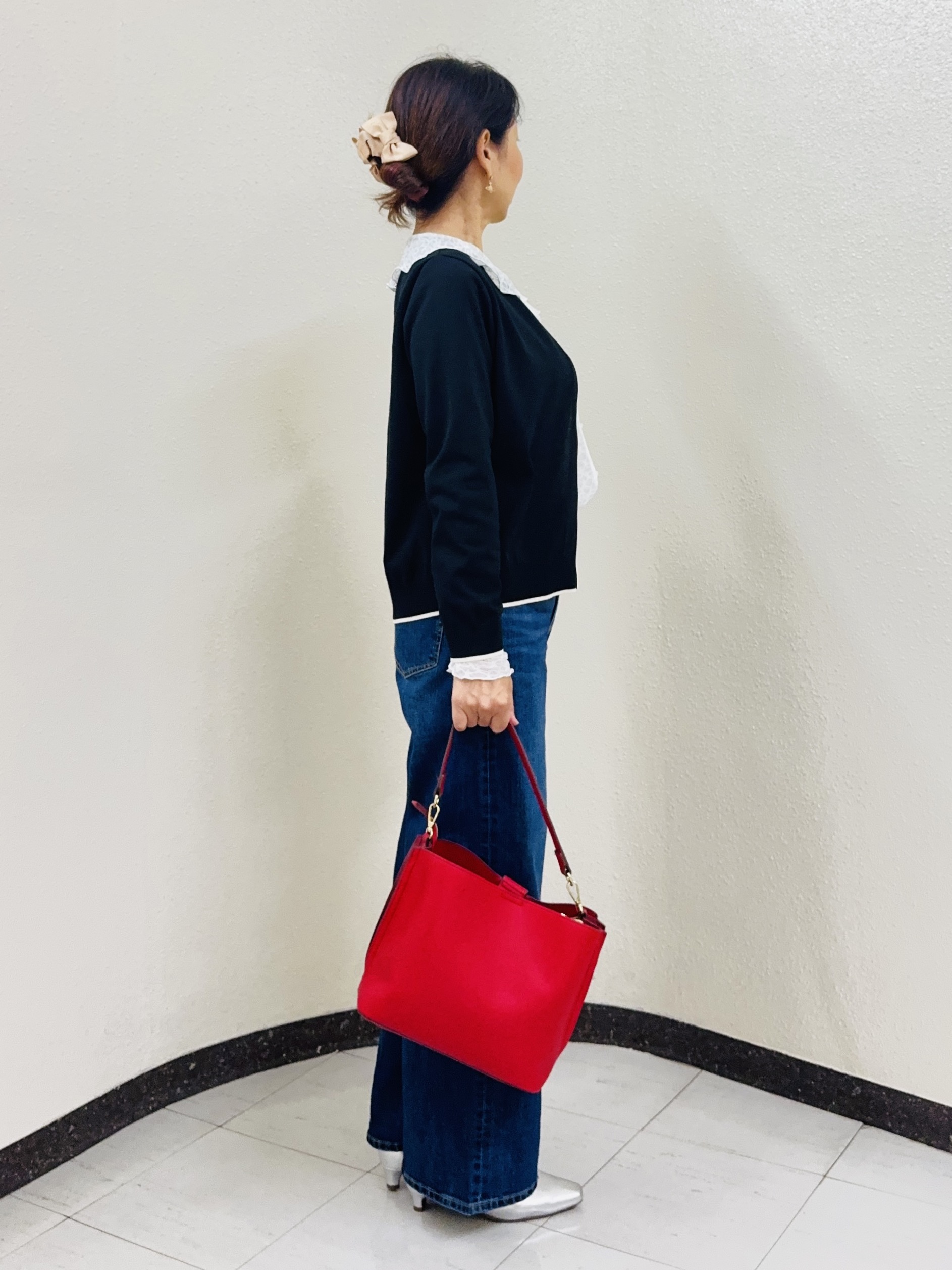 ⭐︎Eimi⭐︎さんの「Reflect｜【洗える】フリルレースブラウス」を使ったコーディネート