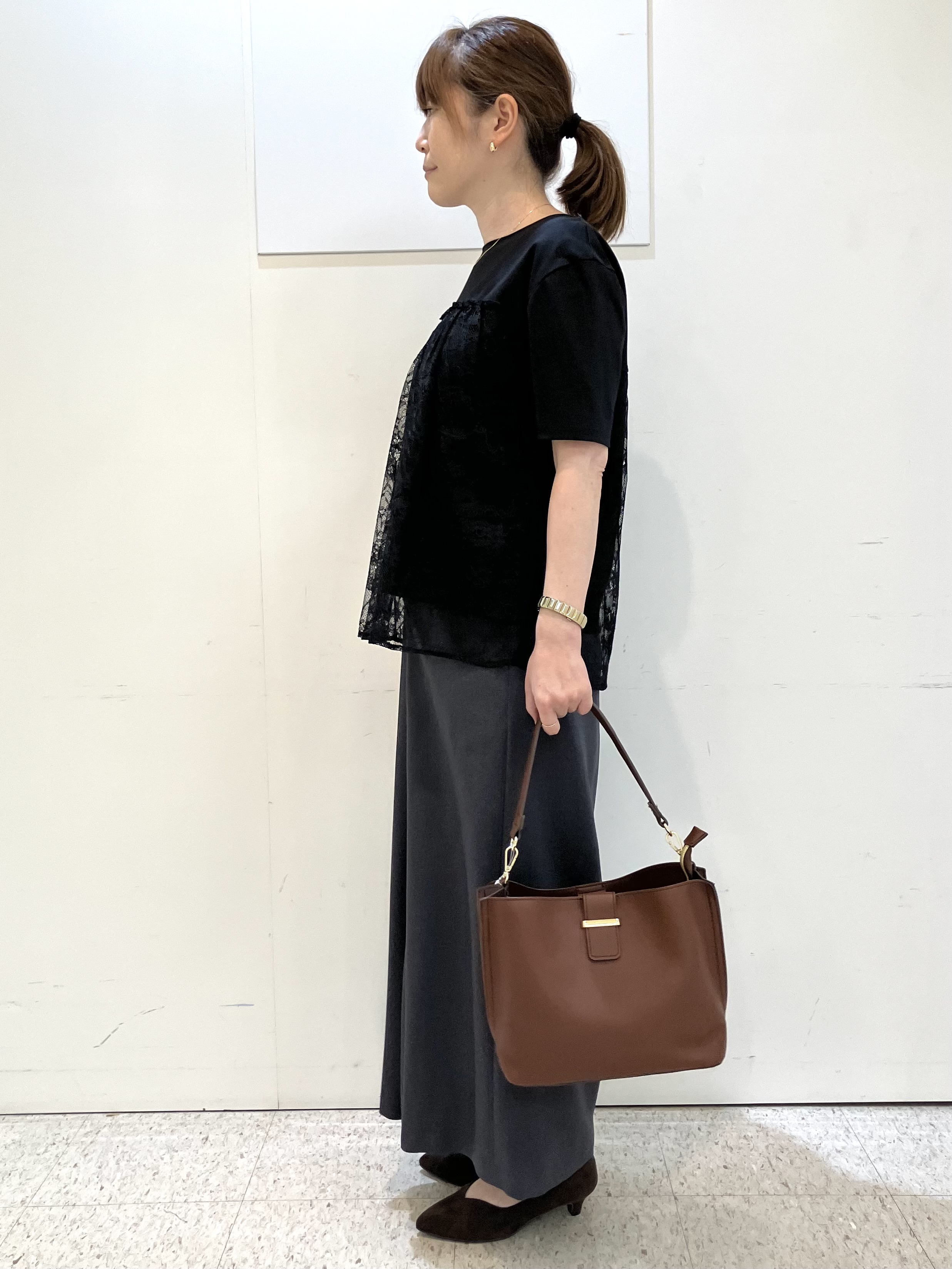 kozuさんの「Reflect｜【UVカット／接触冷感／手洗い可】ラッセルレースプルオーバー」を使ったコーディネート