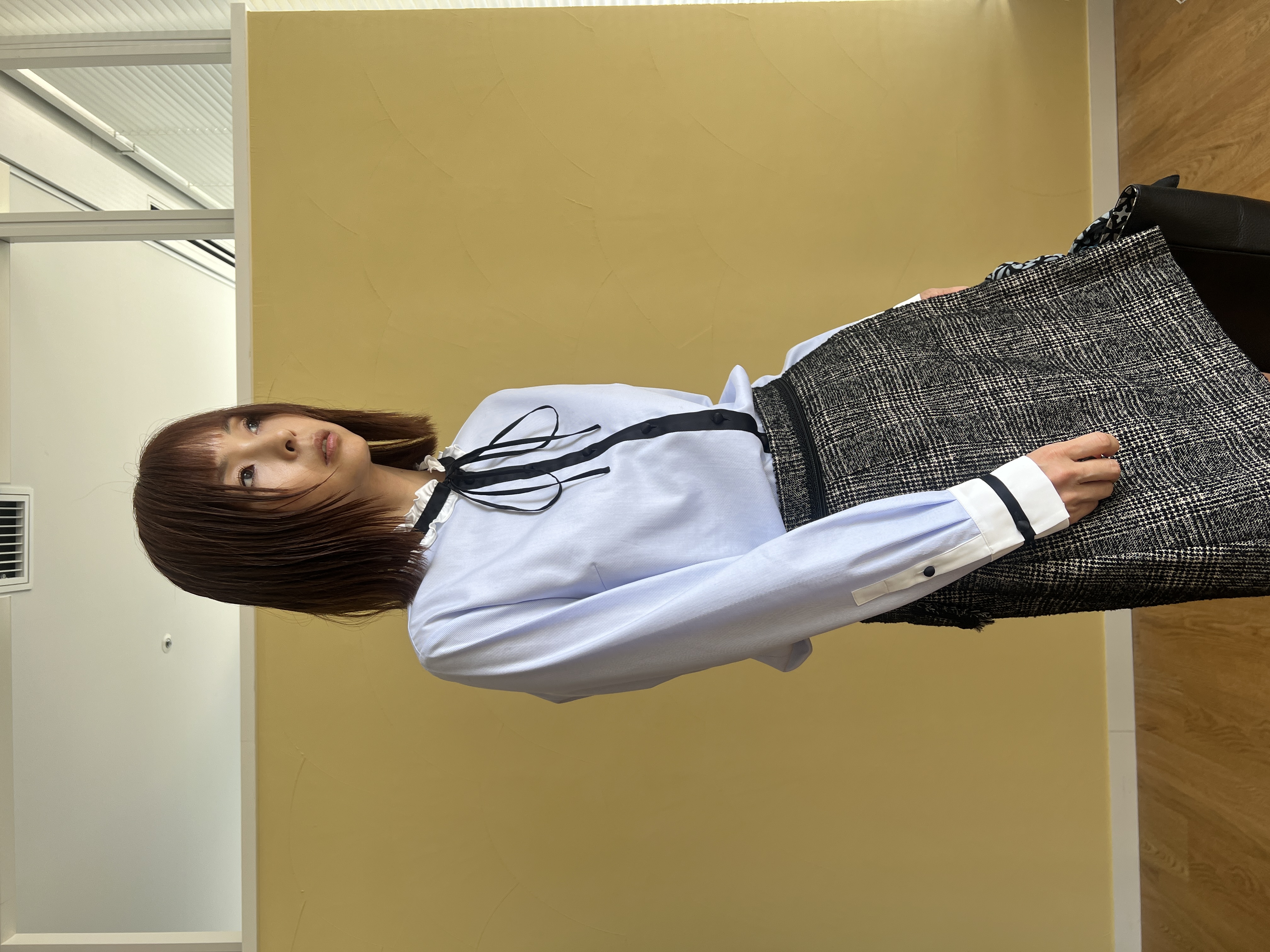 misaさんの「DRESSTERIOR｜【撥水仕様】シュリンクレザー トートバッグ」を使ったコーディネート