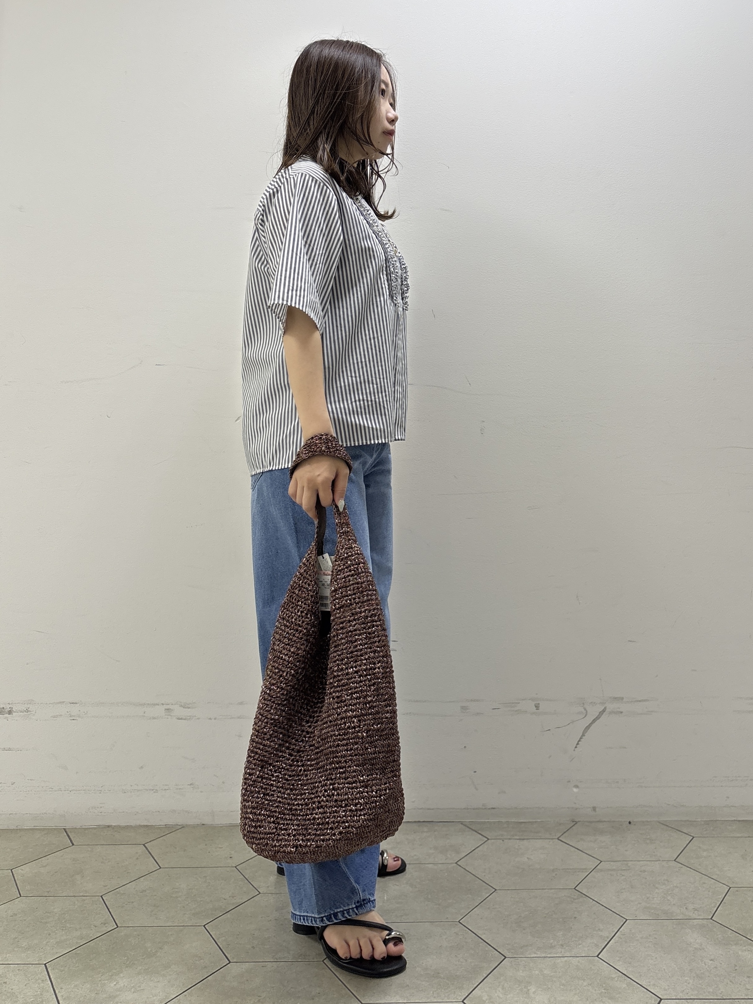 kahoさんの「INDIVI｜【新作登場！】カーブシルエットデニム」を使ったコーディネート