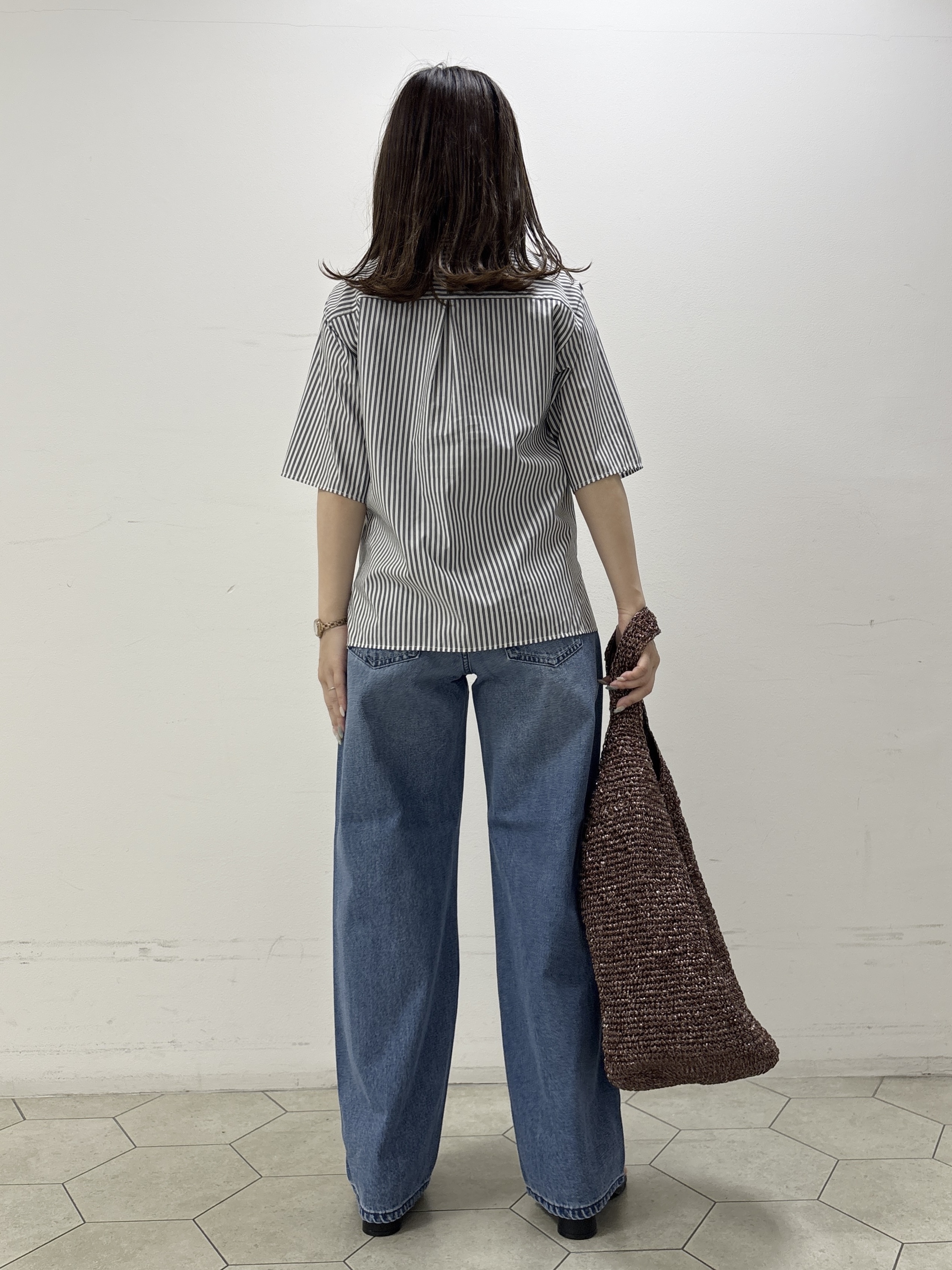 kahoさんの「INDIVI｜【新作登場！】カーブシルエットデニム」を使ったコーディネート