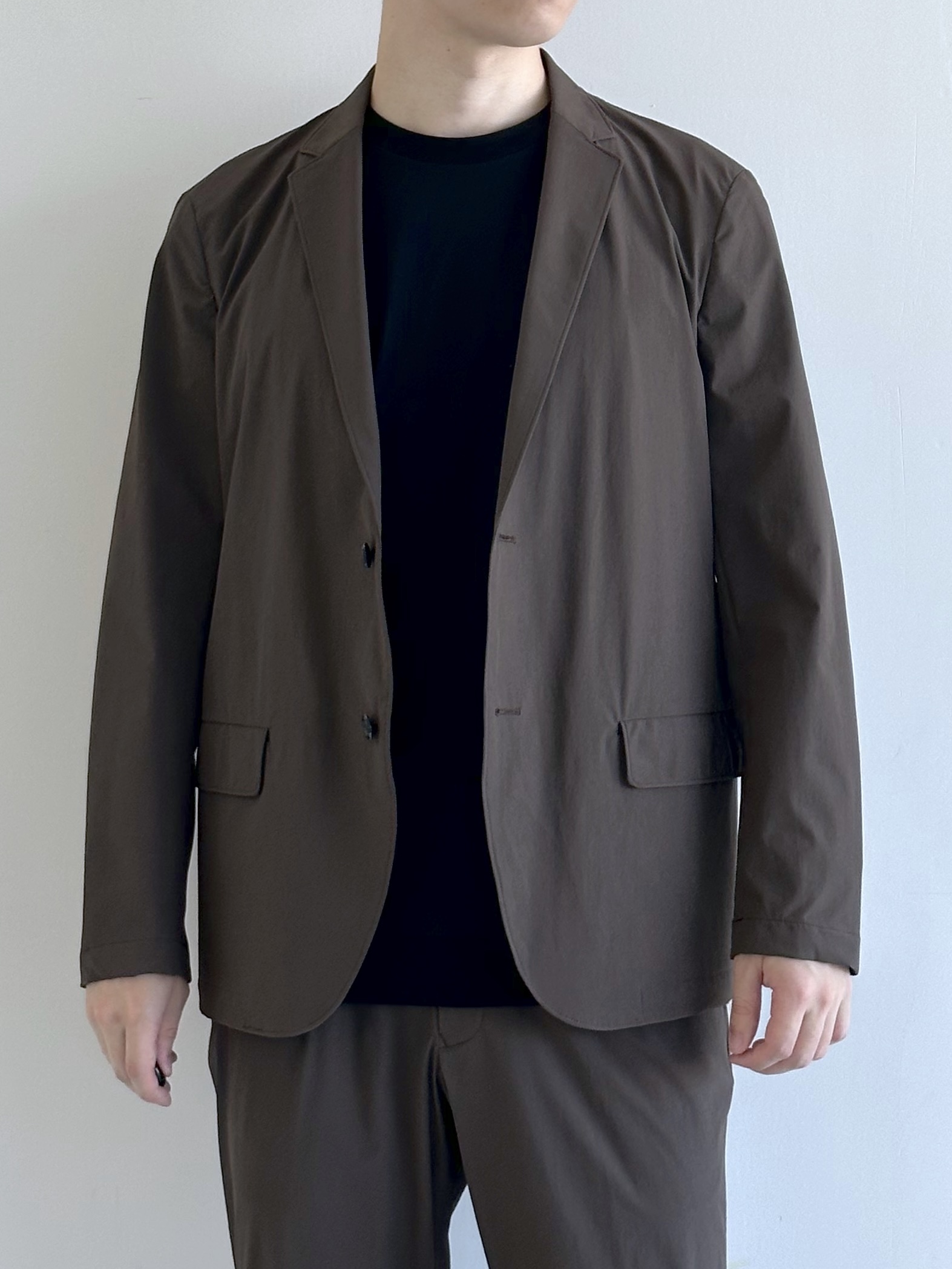 イッシーさんの「TAKEO KIKUCHI｜3Dナイロン ジャケット」を使ったコーディネート