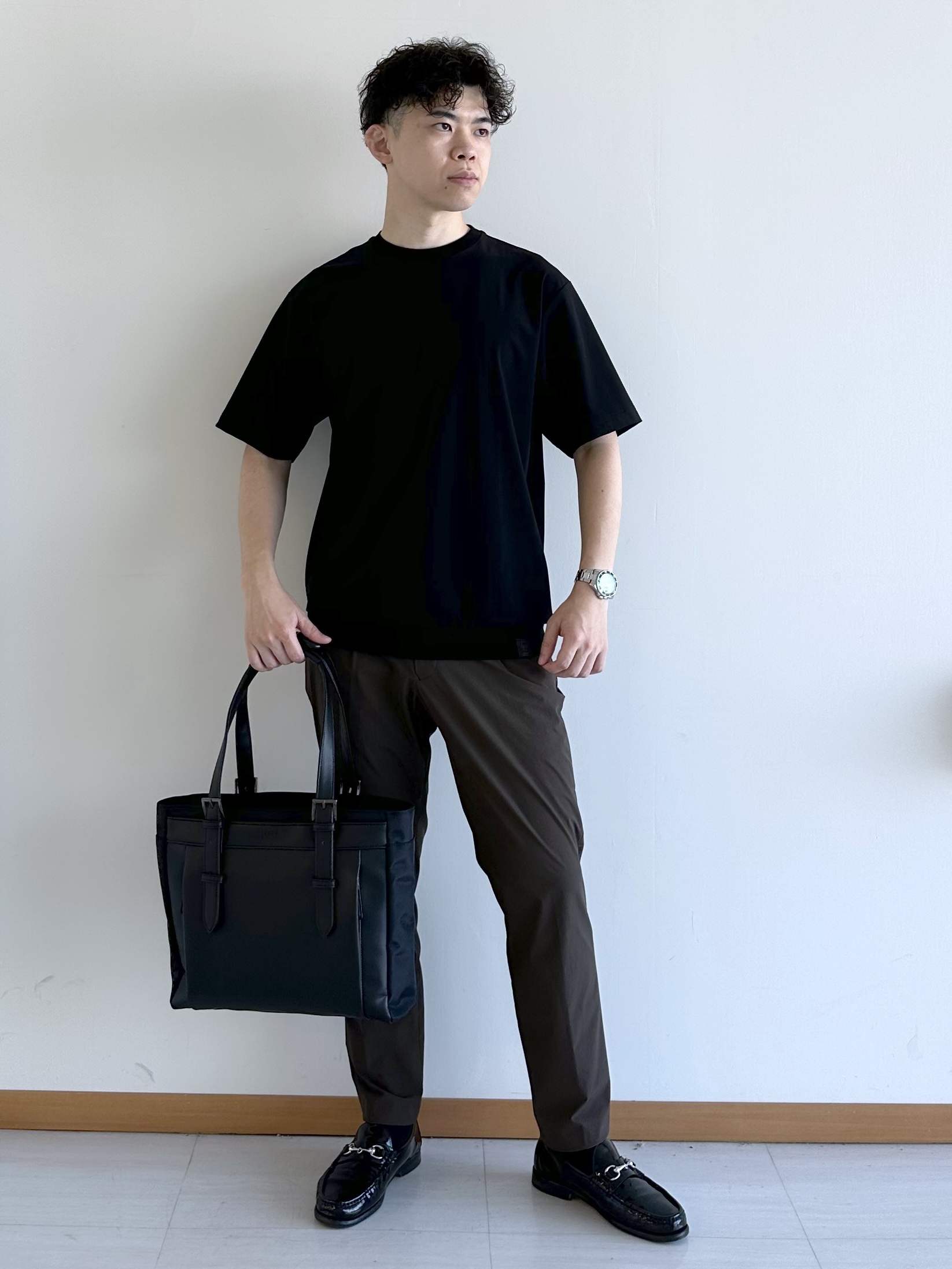 イッシーさんの「TAKEO KIKUCHI｜3Dナイロン ジャケット」を使ったコーディネート