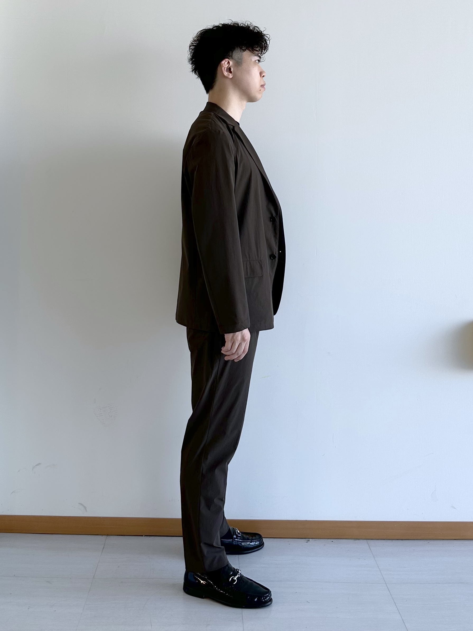 イッシーさんの「TAKEO KIKUCHI｜3Dナイロン ジャケット」を使ったコーディネート