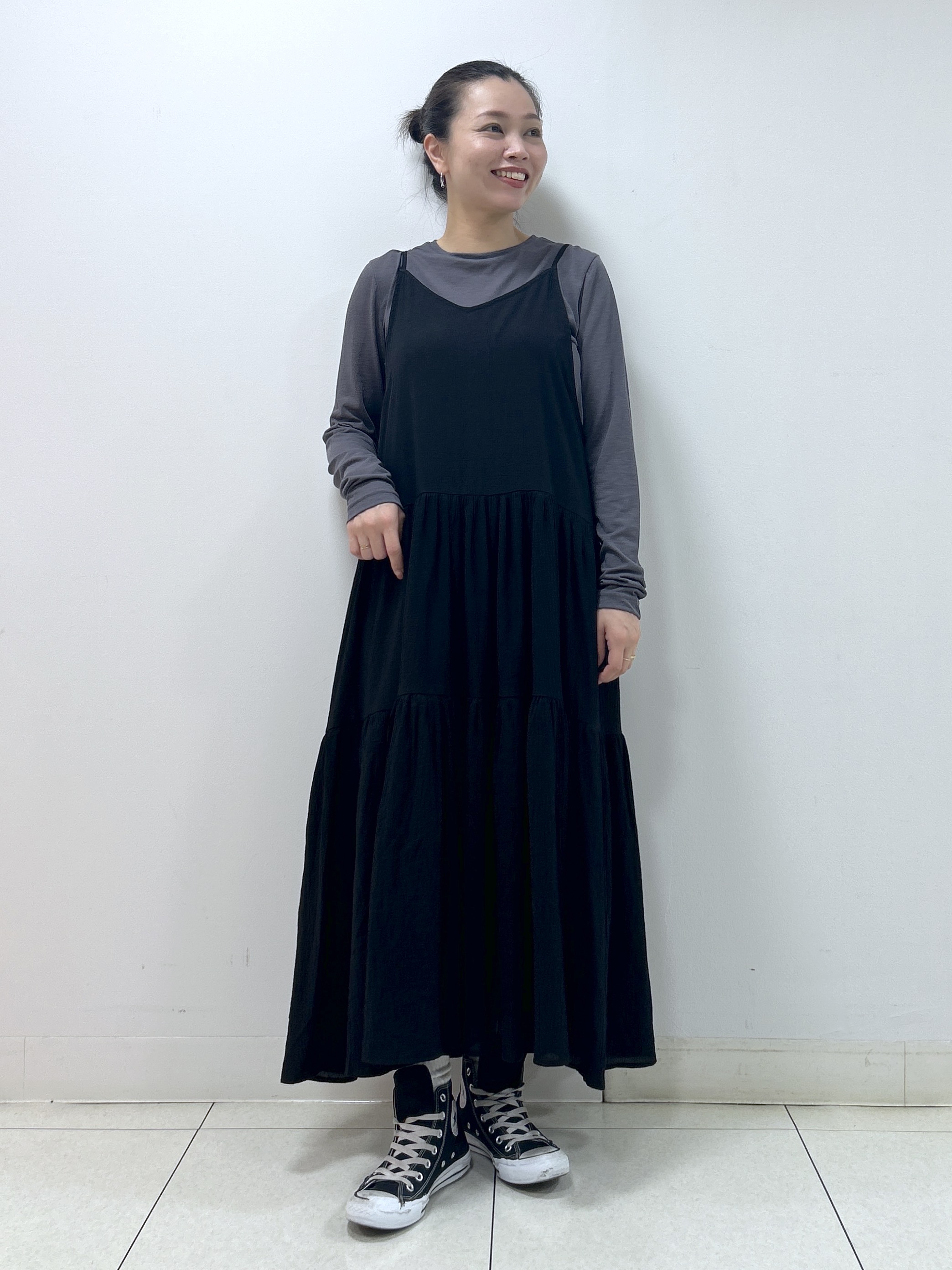 Kaiさんの「Dessin｜クルーネックシアーロングTシャツ」を使ったコーディネート